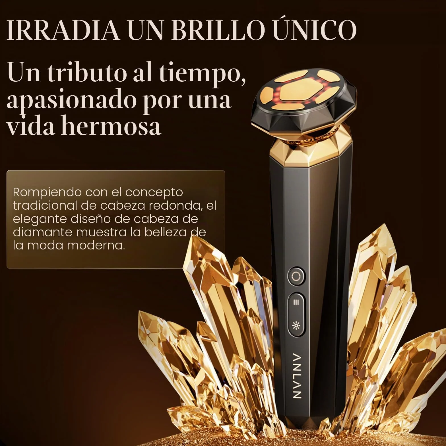ANLAN Radiofrecuencia Facial Masajeador Eléctrico EMS V Face Beauty Antienvejecimiento