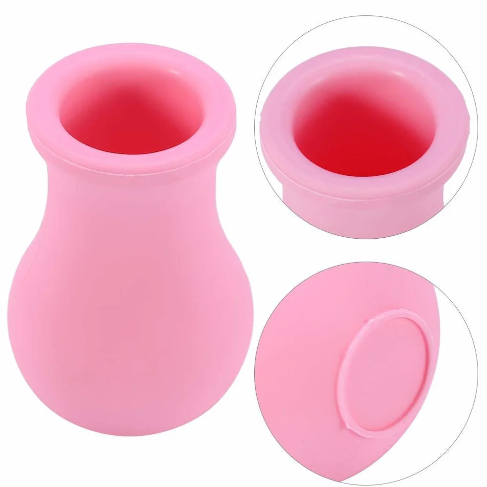 Enhancer de labios en forma de jarrón, dispositivo de aumento de labios de silicona para mujeres, herramienta de belleza
