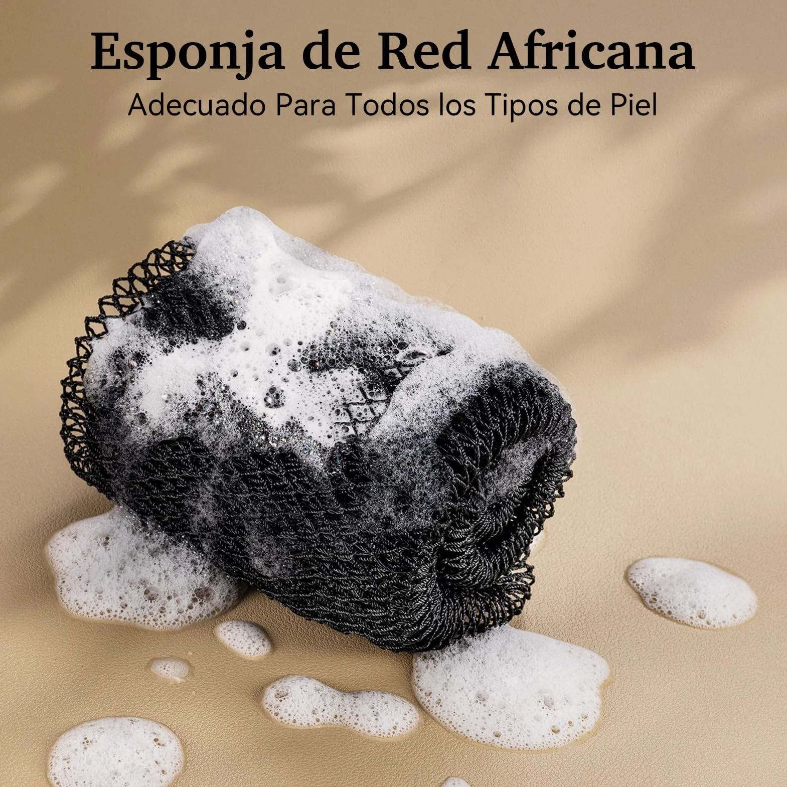 Esponja de Red Exfoliante Africana CORATED, 2 Piezas para Baño y Ducha