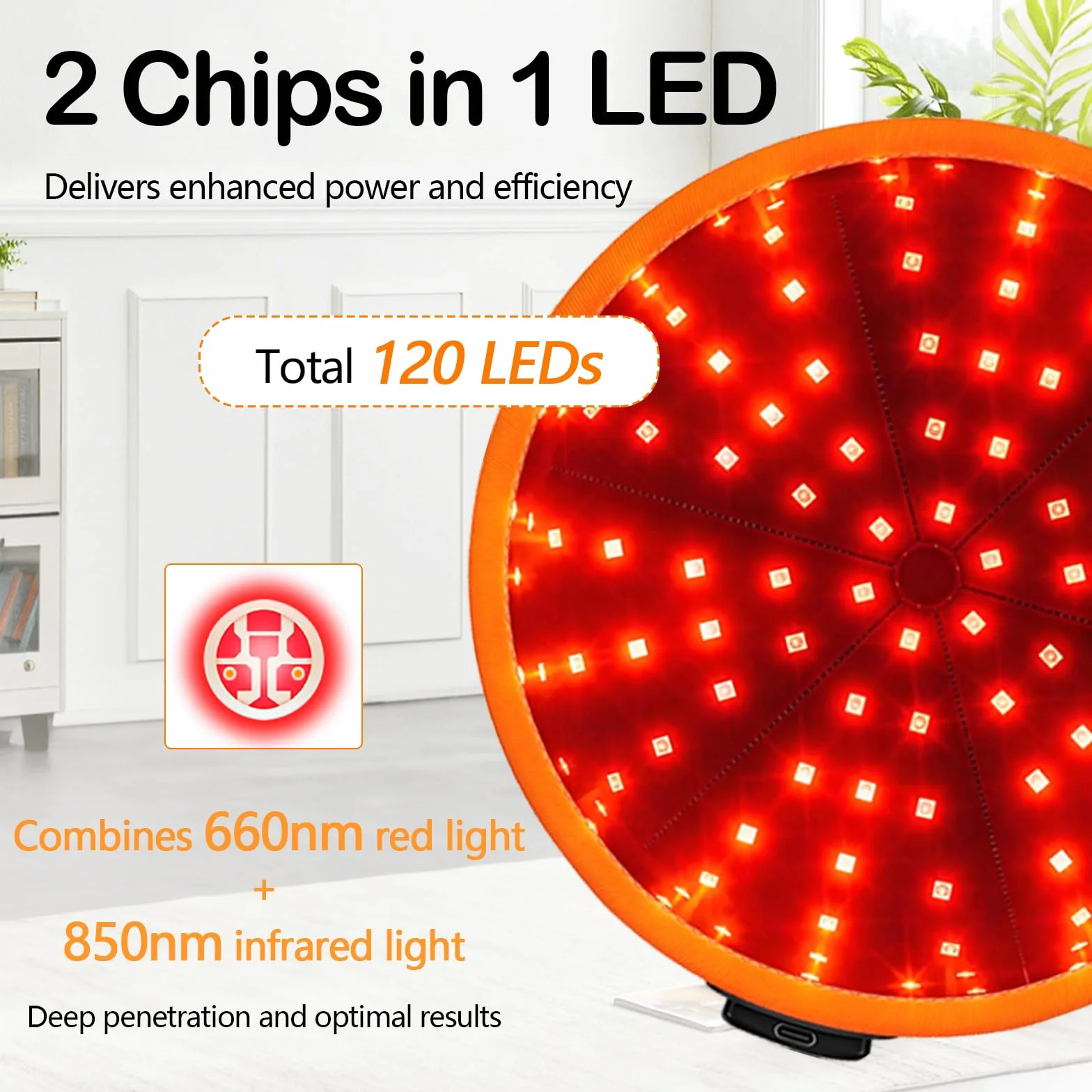 Gorro terapia luz roja 120 LEDs 660/850 nm infrarrojo cercano crecimiento capilar