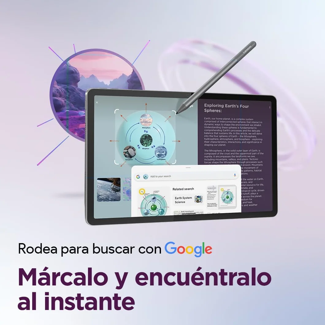 Lenovo Idea Tab 11" 2.5K Tablet 8GB RAM 128GB UFS MediaTek Dimensity 6300 Gris