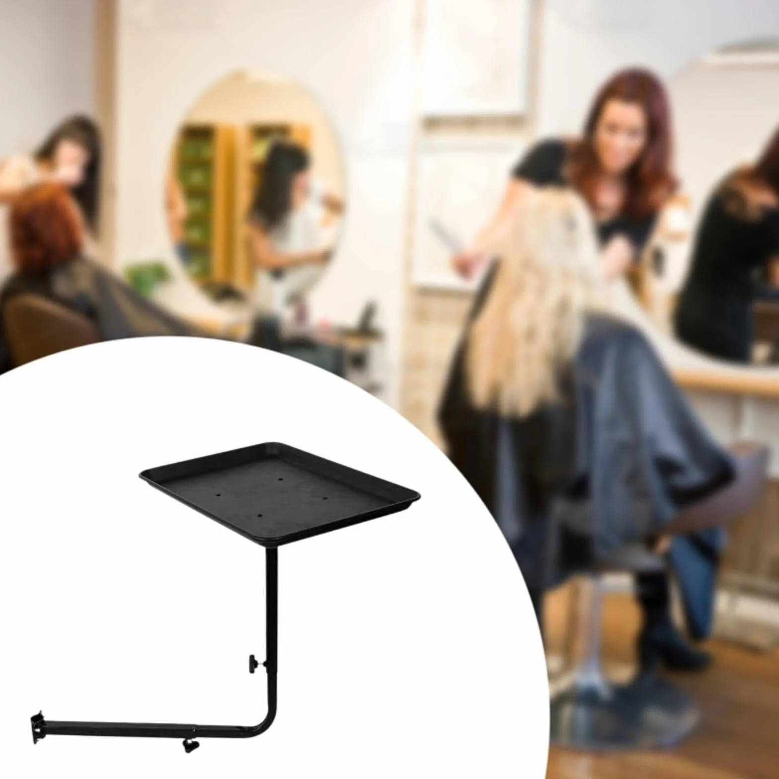 Bandeja para Silla de Peluquería, Accesorio para Secadores de Pelo