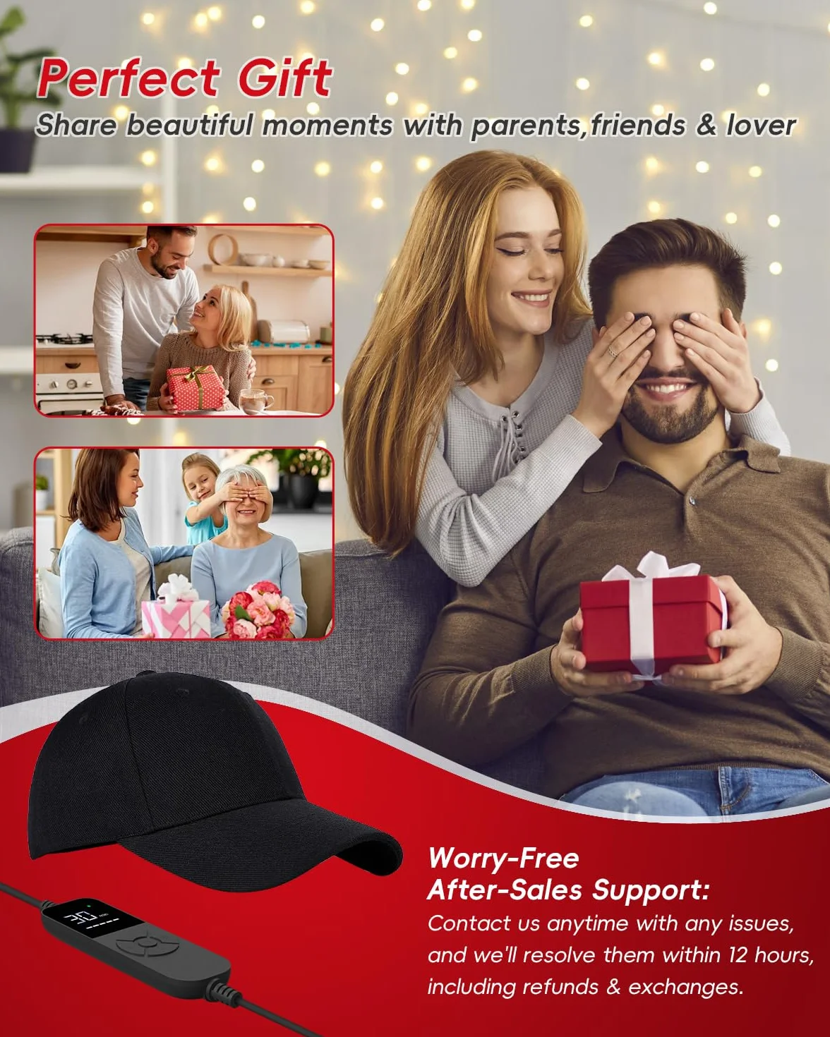 Gorro de luz roja LED 200 perlas 460 nm 850 nm 940 nm para crecimiento del cabello