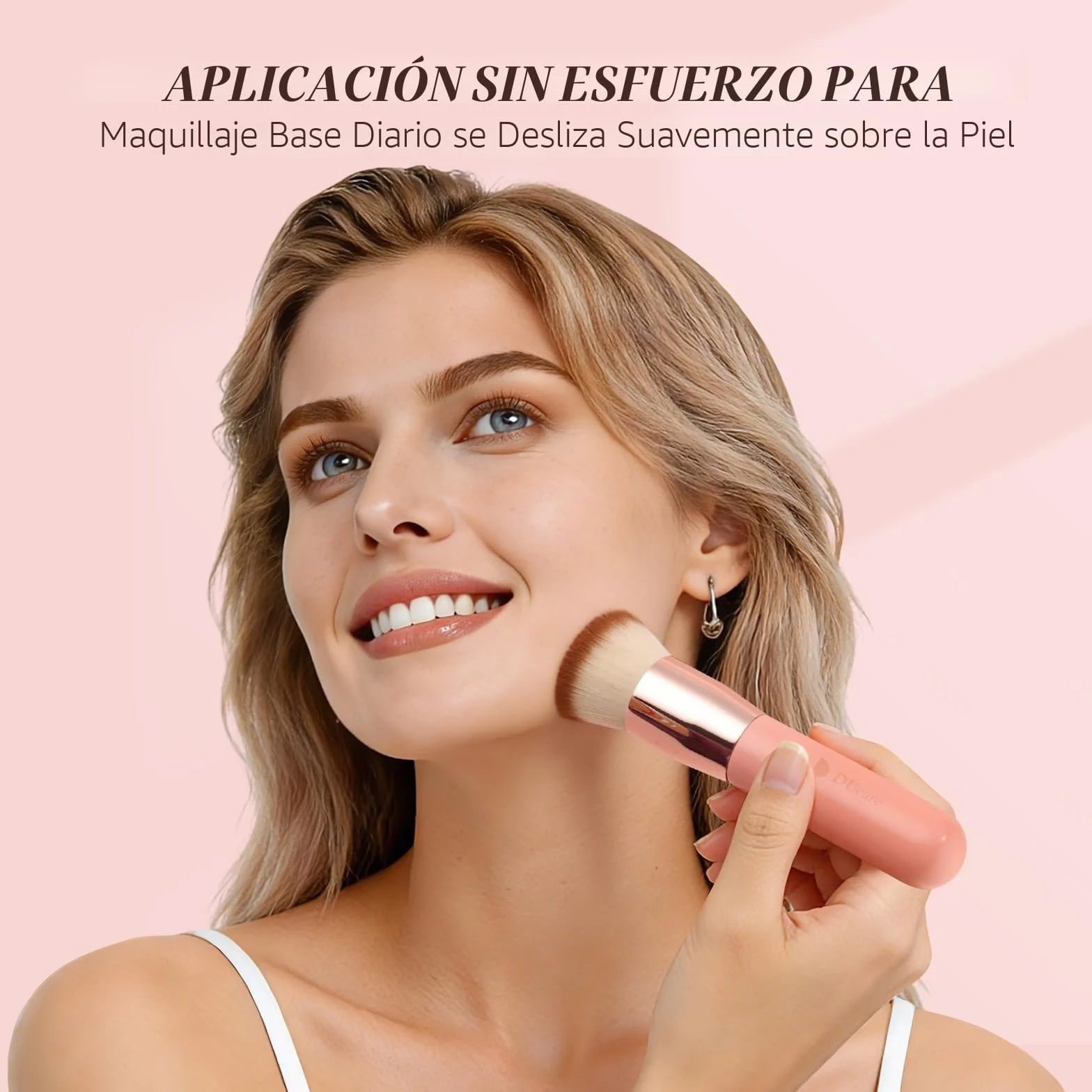 DUcare Brocha Kabuki Base Maquillaje Facial Profesional 1 Pieza