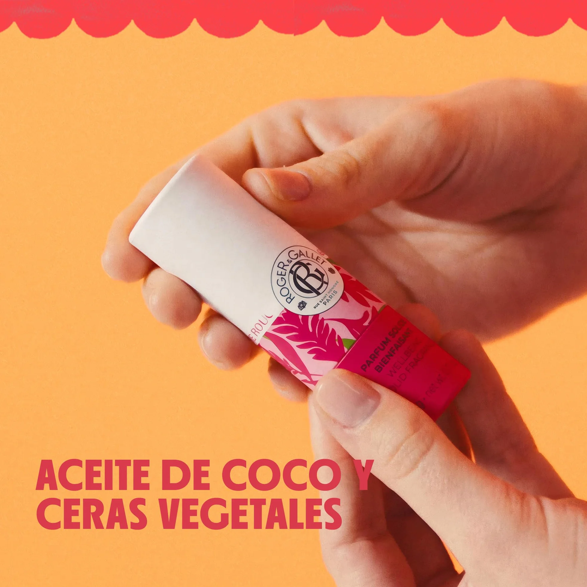 Roger&Gallet Perfume Sólido Bienestar 5g Gingembre Rouge 92% Natural