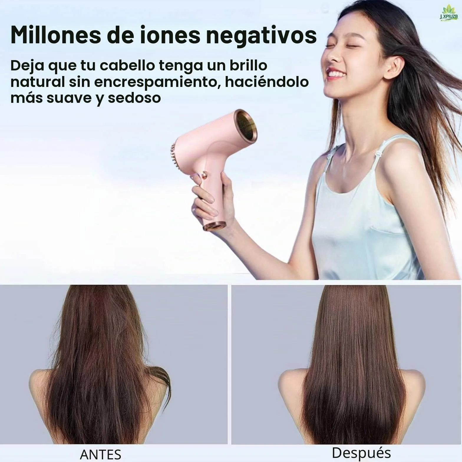 Secador De Pelo Sin Cable, 2600 Mah Recargable Secador Pelo Viaje, 500w Secador De Pelo con Temperatura Constante Secadores De Pelo, para Uso Interior/Exterior