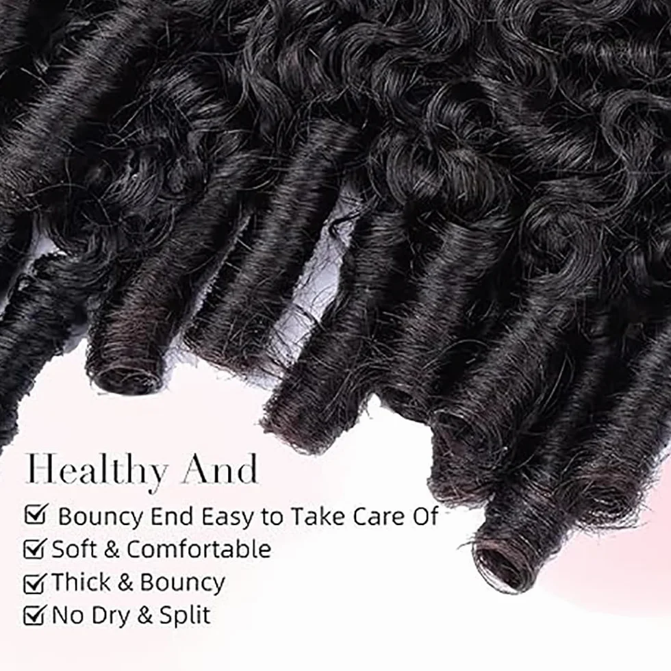 Extensiones de pelo humano de Burmese Rizado #1B 242628 | Extensiones de cabello humano Natural Black 3 paquetes de 100 g/PC 300 g Total Double Weft para mujeres