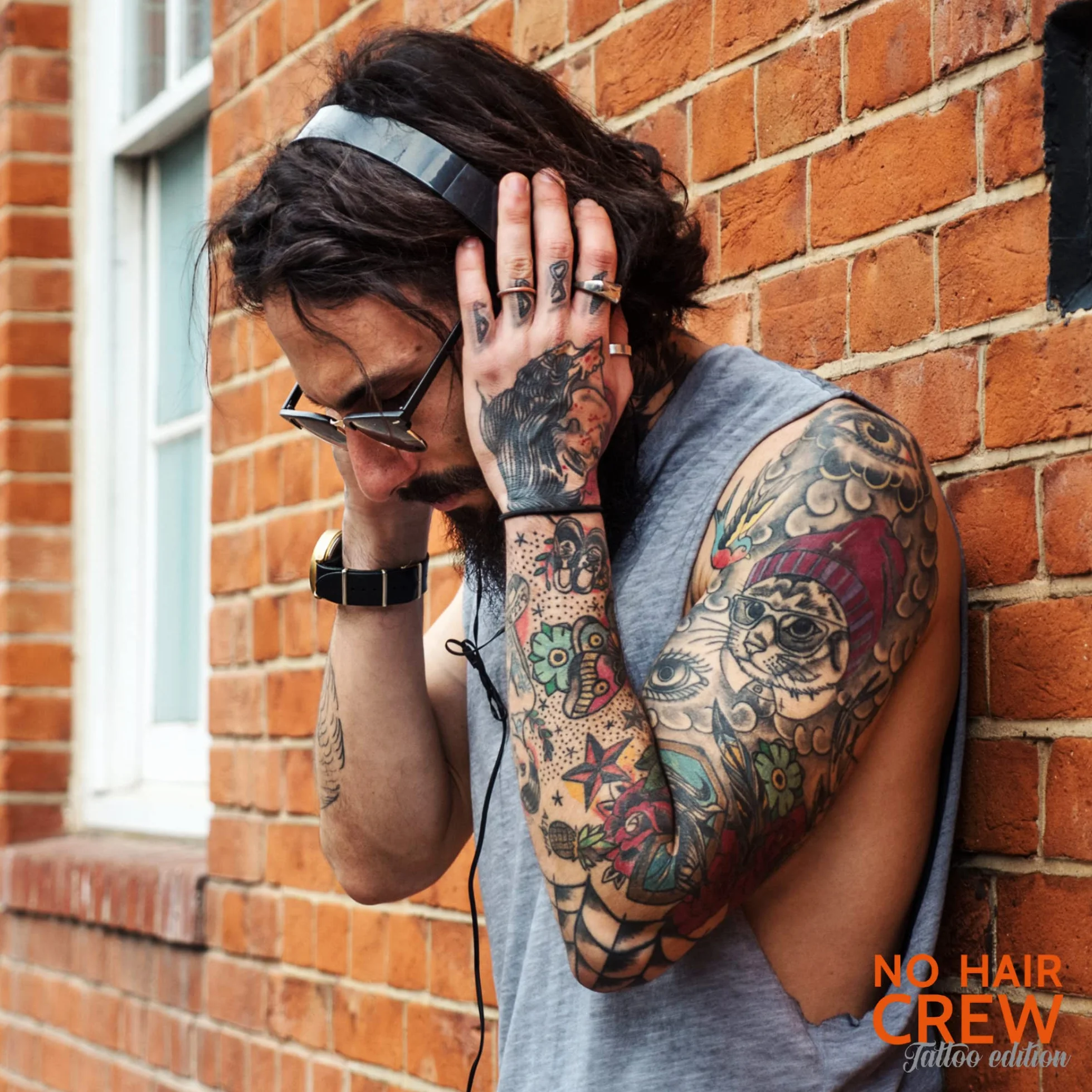 NO HAIR CREW Tattoo Edition Crema Depilatoria para Piel Tatuada 150 ml