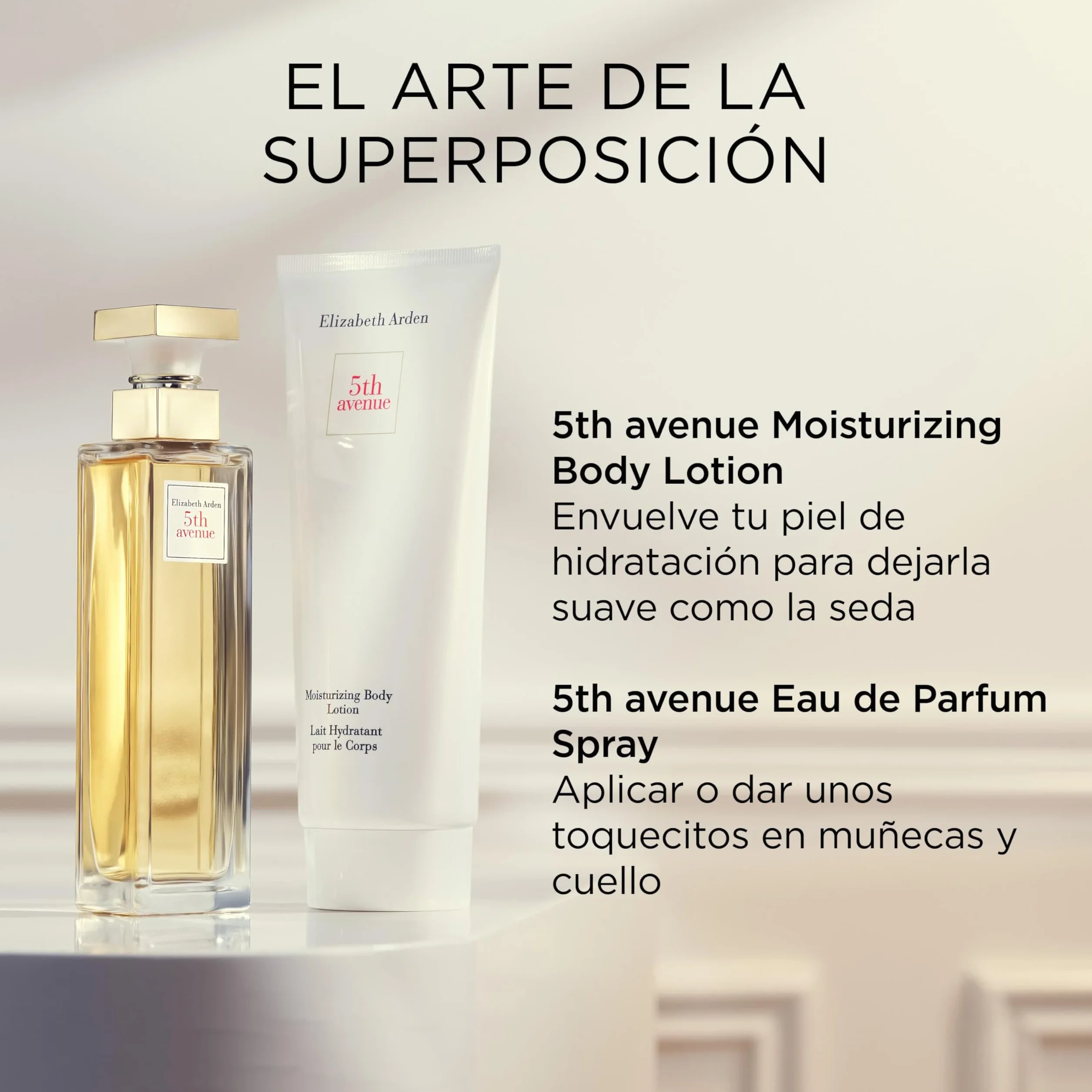 Elizabeth Arden 5th Avenue Eau de Parfum Spray para Mujer, Notas Florales de Magnolia, Violeta y Ámbar