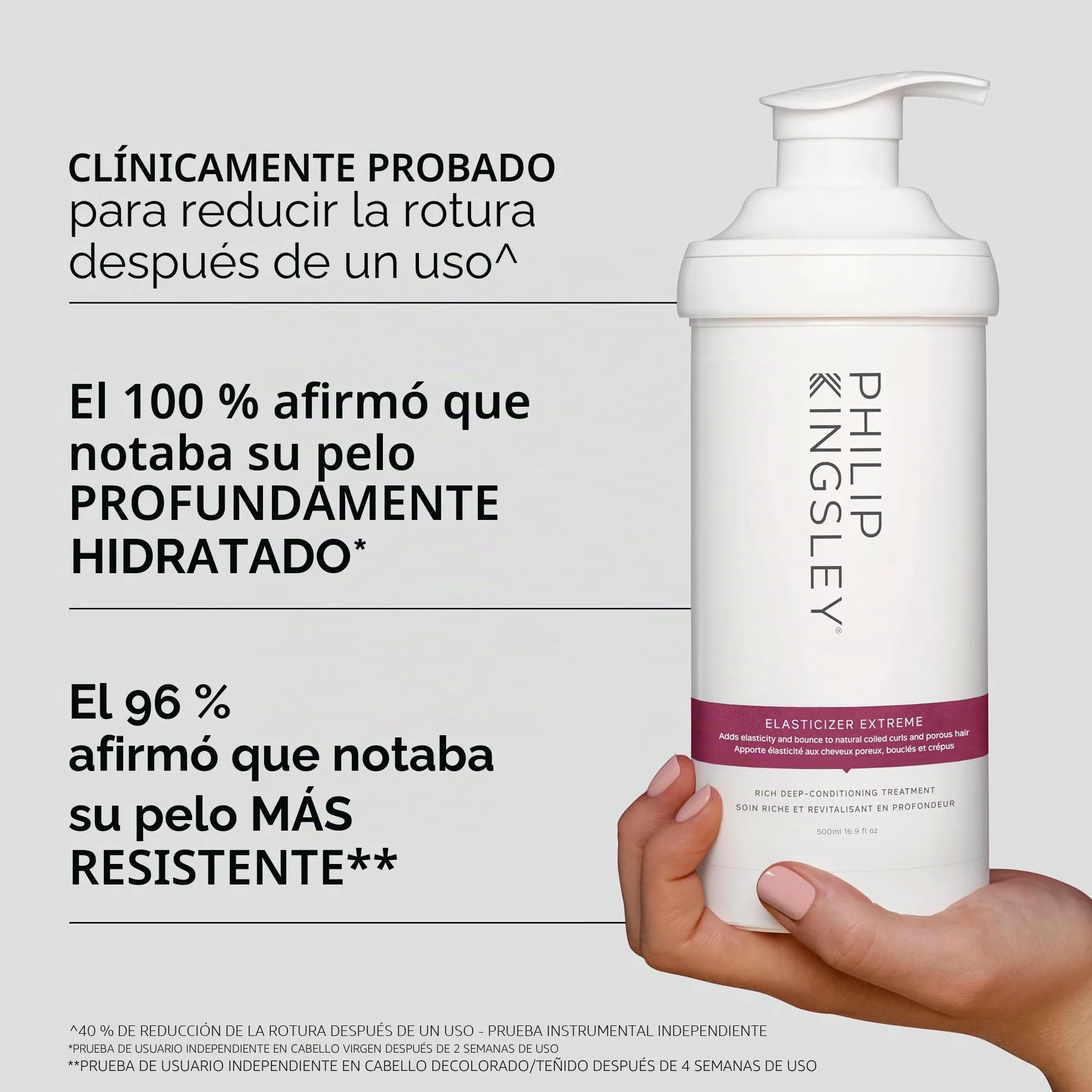 Philip Kingsley | Tratamiento reparador de mascarilla capilar acondicionamiento profundo Elasticizer Extreme Rich | Pre Champú Mascarilla Acondicionadora Profunda | 500ml