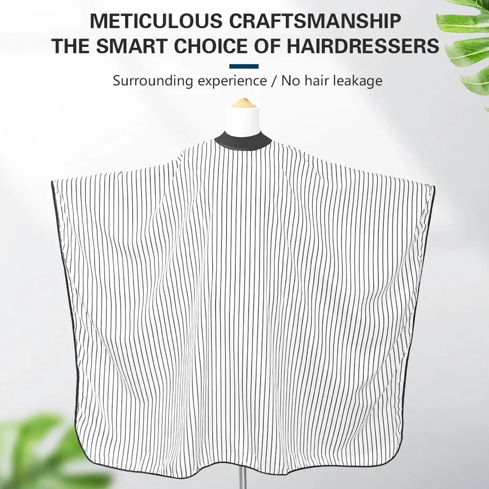 Capa Peluqueria Barbería Corte de Pelo paño antiestático Corte de Pelo Impermeable salón Collar peluquería Delantal for Peluquero Capas de peluquería Herramienta(6PCS)