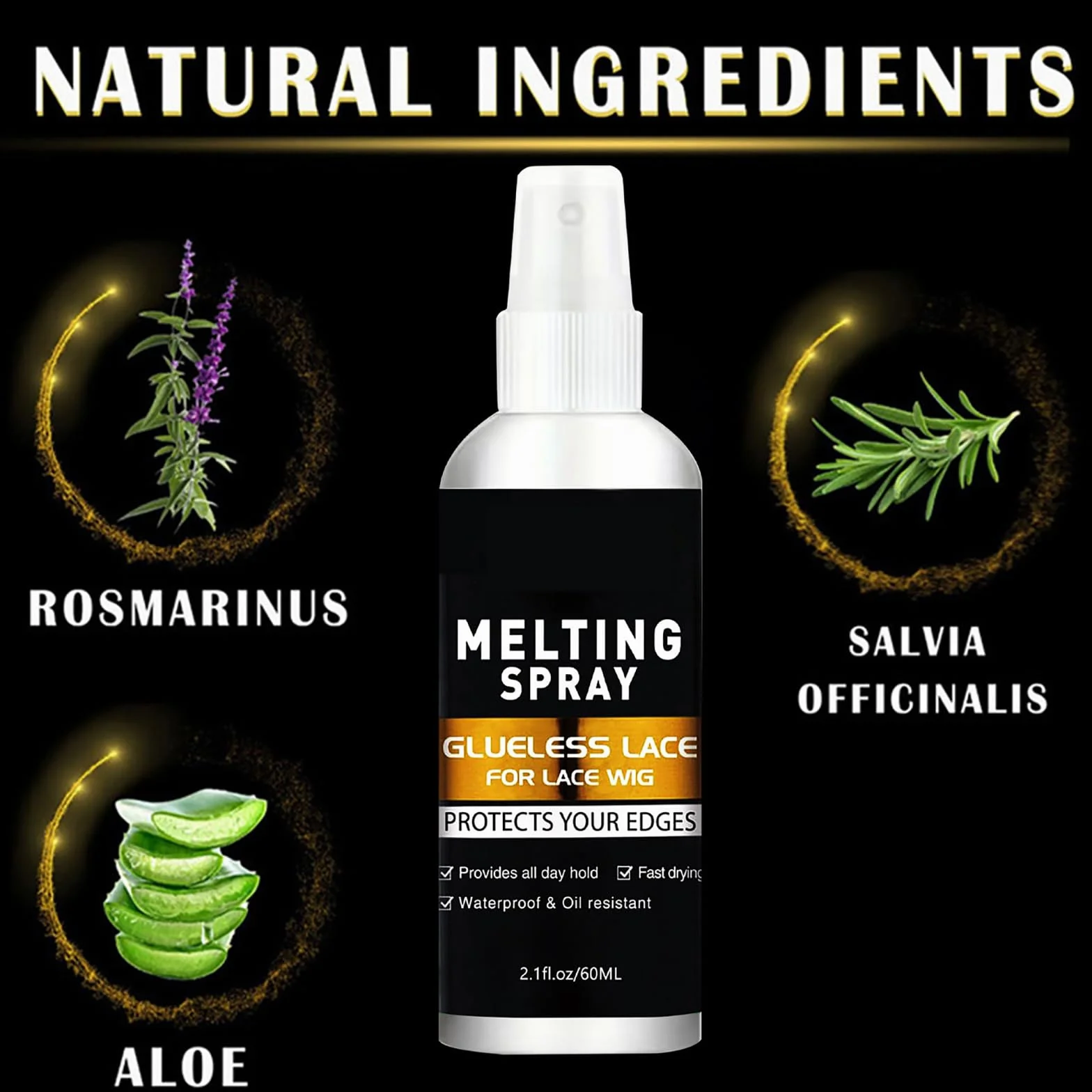 Removedor de Extensiones Adhesivas 60ML Eliminar Pegamento de Peluca No Dañar las Manos