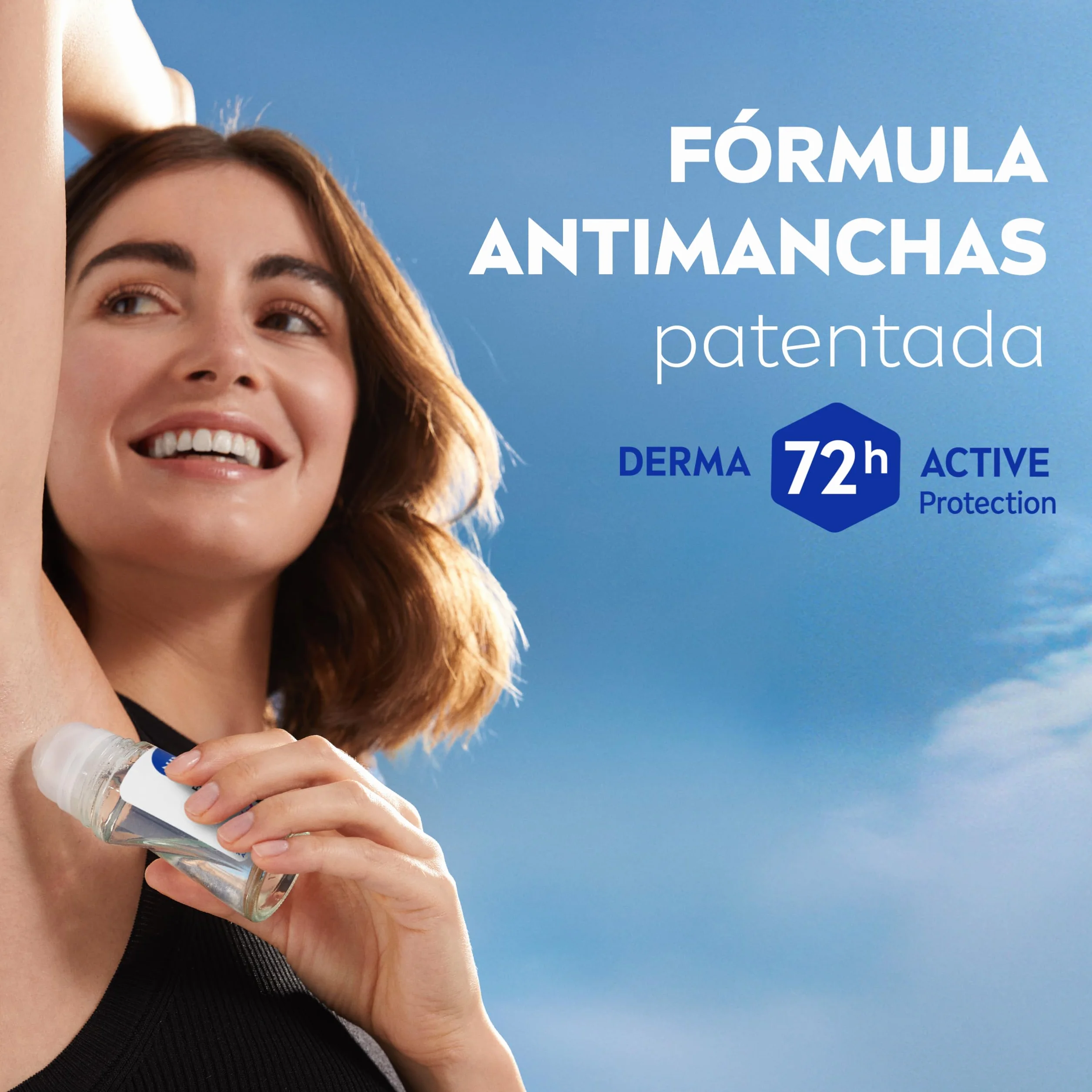 NIVEA Black & White Invisible Original Roll-on 6 x 50 ml Antitranspirante Desodorante