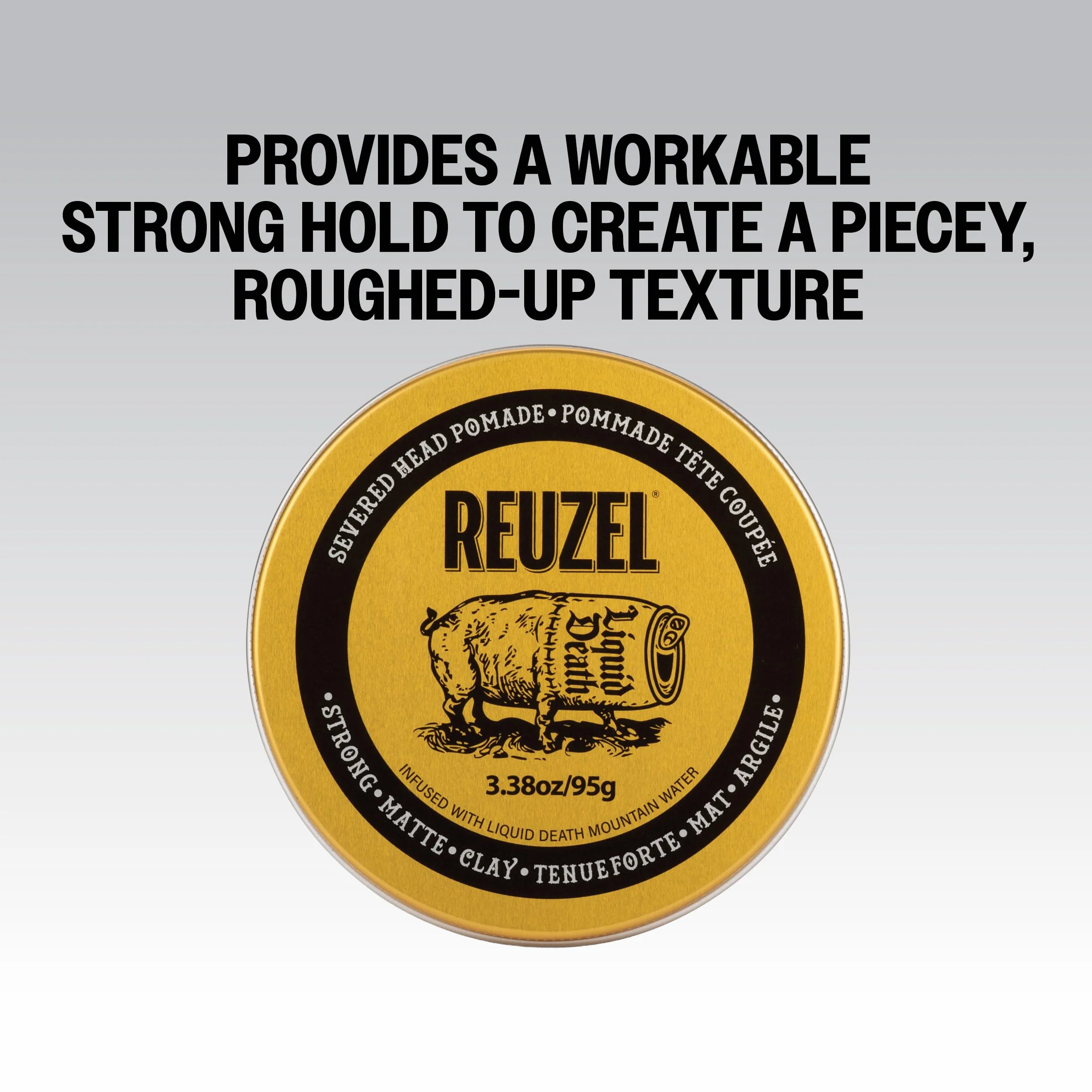 Reuzel Pomada de arcilla mate Severed Head 95g 3.38 oz