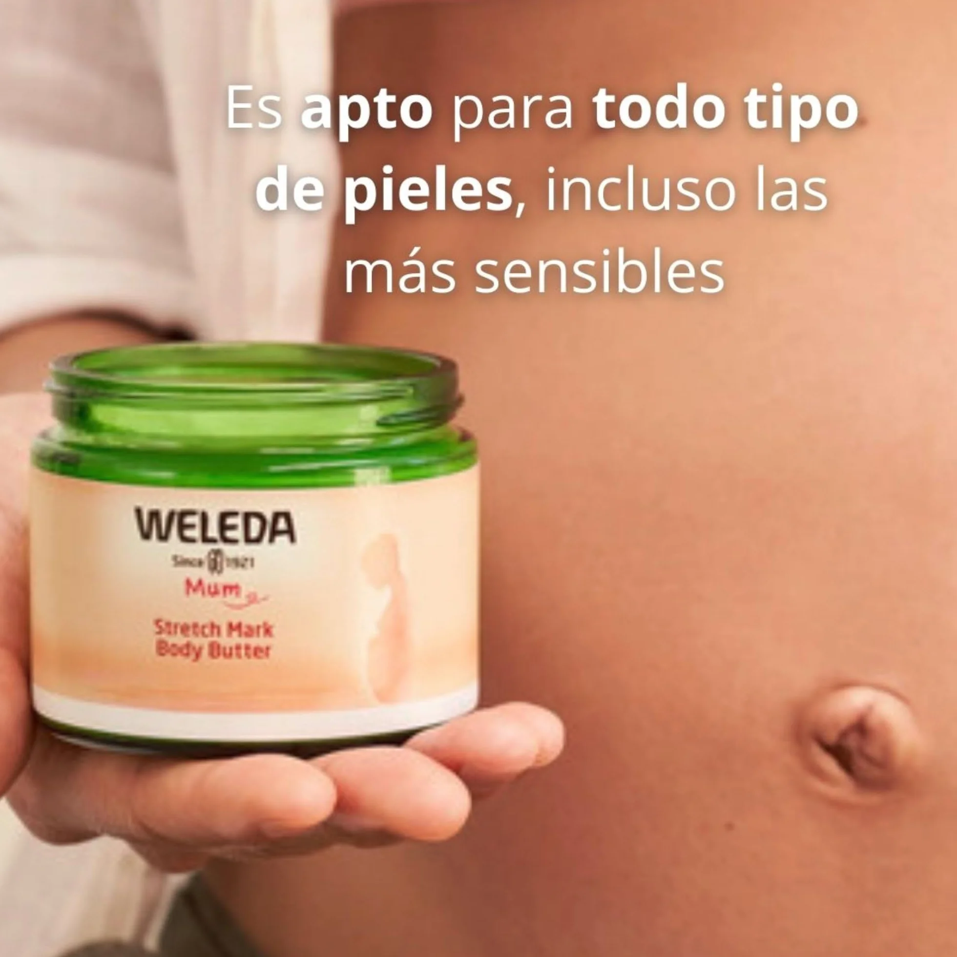 Weleda Bálsamo de Masaje Antiestrías Embarazo Manteca de Karité Jojoba 150 ml