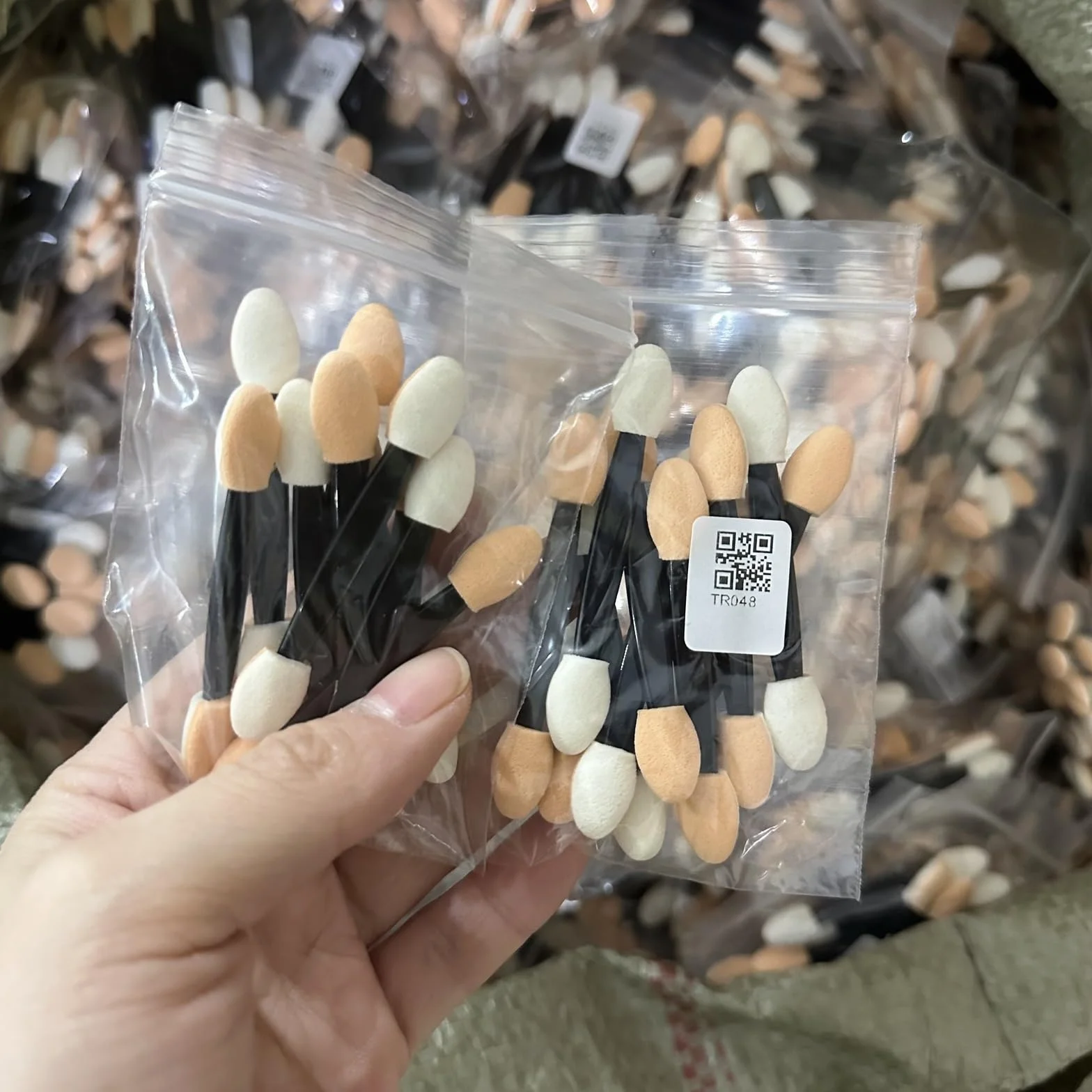 Pinceles para uñas Pincel de esponja de doble punta for polvos de uñas, herramienta multifuncional for manicura para Bricolaje(1000pcs)