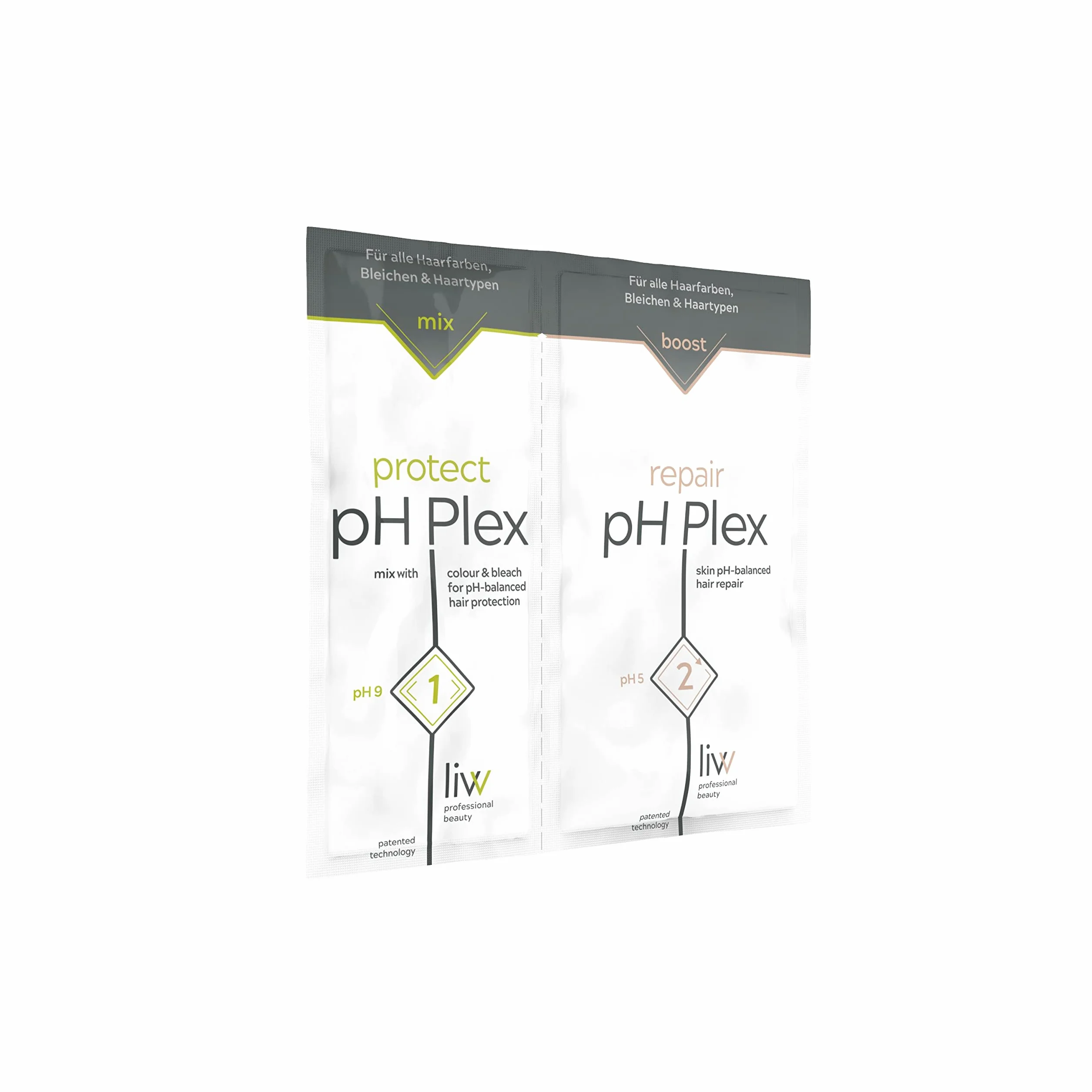pH Plex 1 protect & 2 repair Set cuidado cabello protección reparación color decoloración cabello dañado