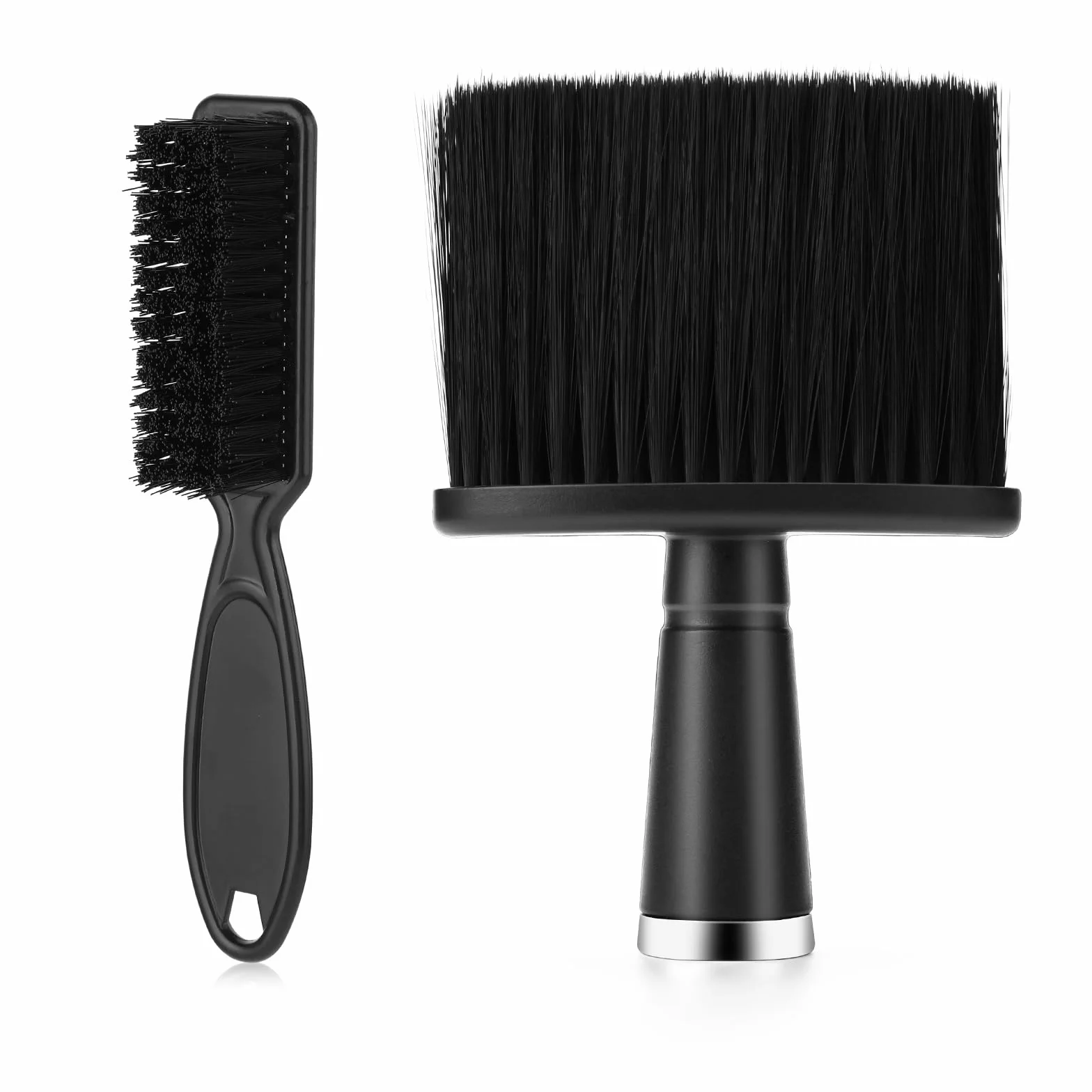 Juego de 2 cepillos de peluquería para cortapelos y plumero suave