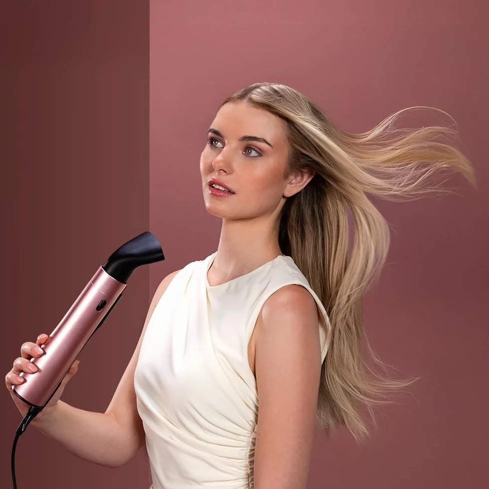 Cecotec Cepillo de Aire AirBrush 10in1 1200W CeramicCare Secador Alisador Rizador