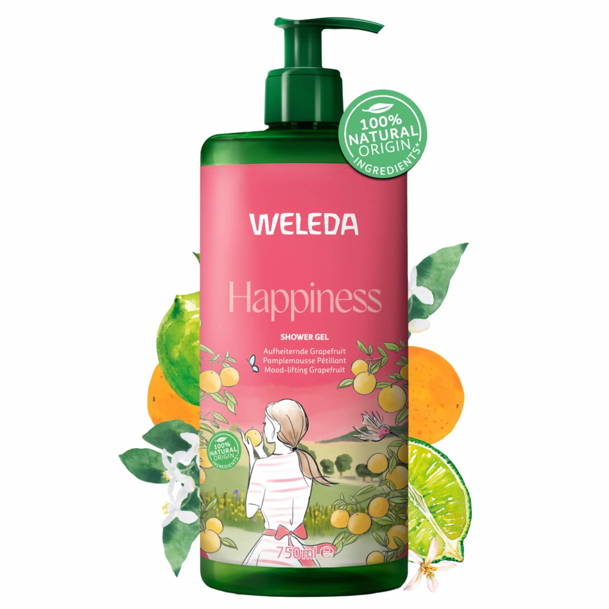 WELEDA Gel de ducha Pomelo 750ml