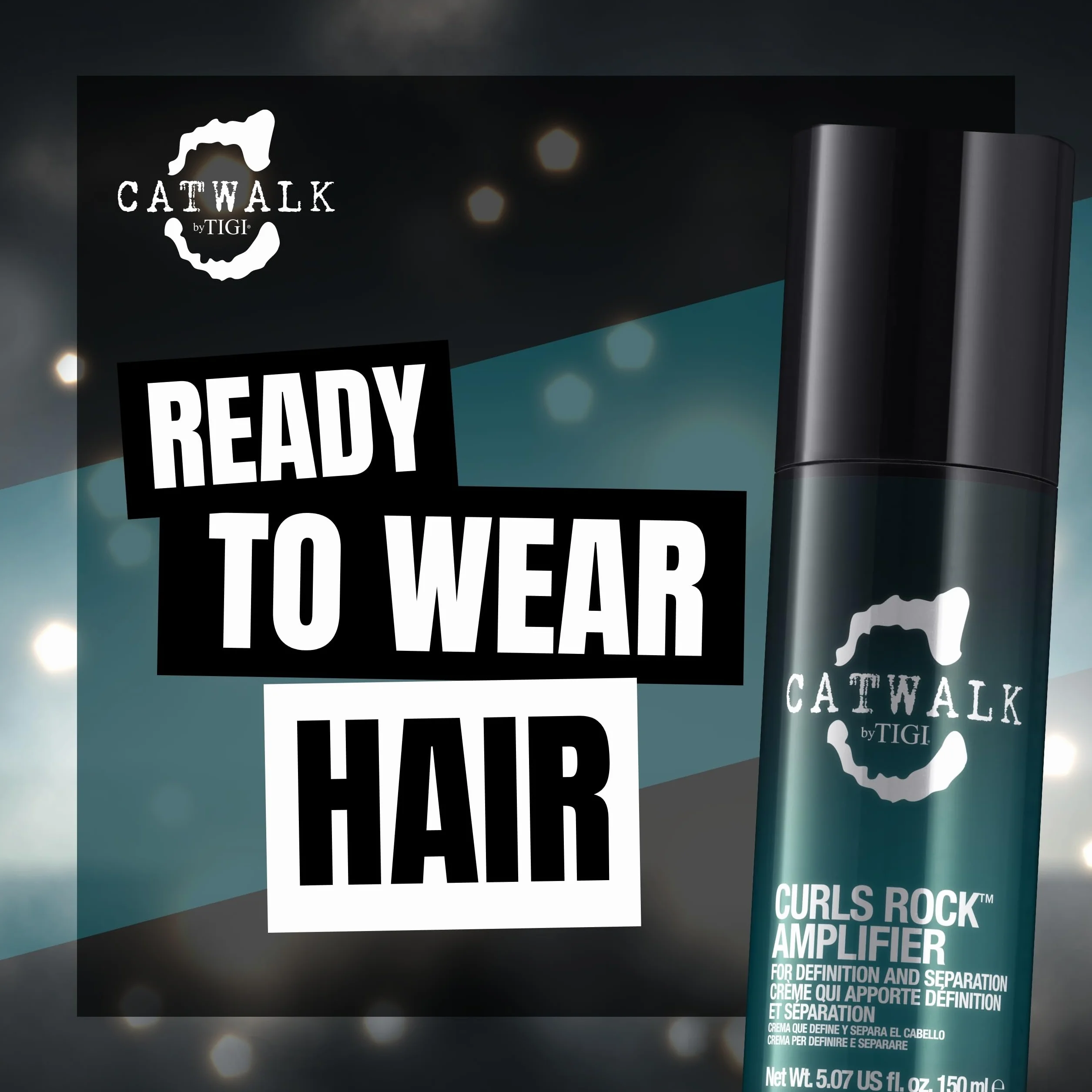 BED HEAD by TIGI Catwalk Curls Rock Amplifier Crema para Pelo Rizado 150 ml