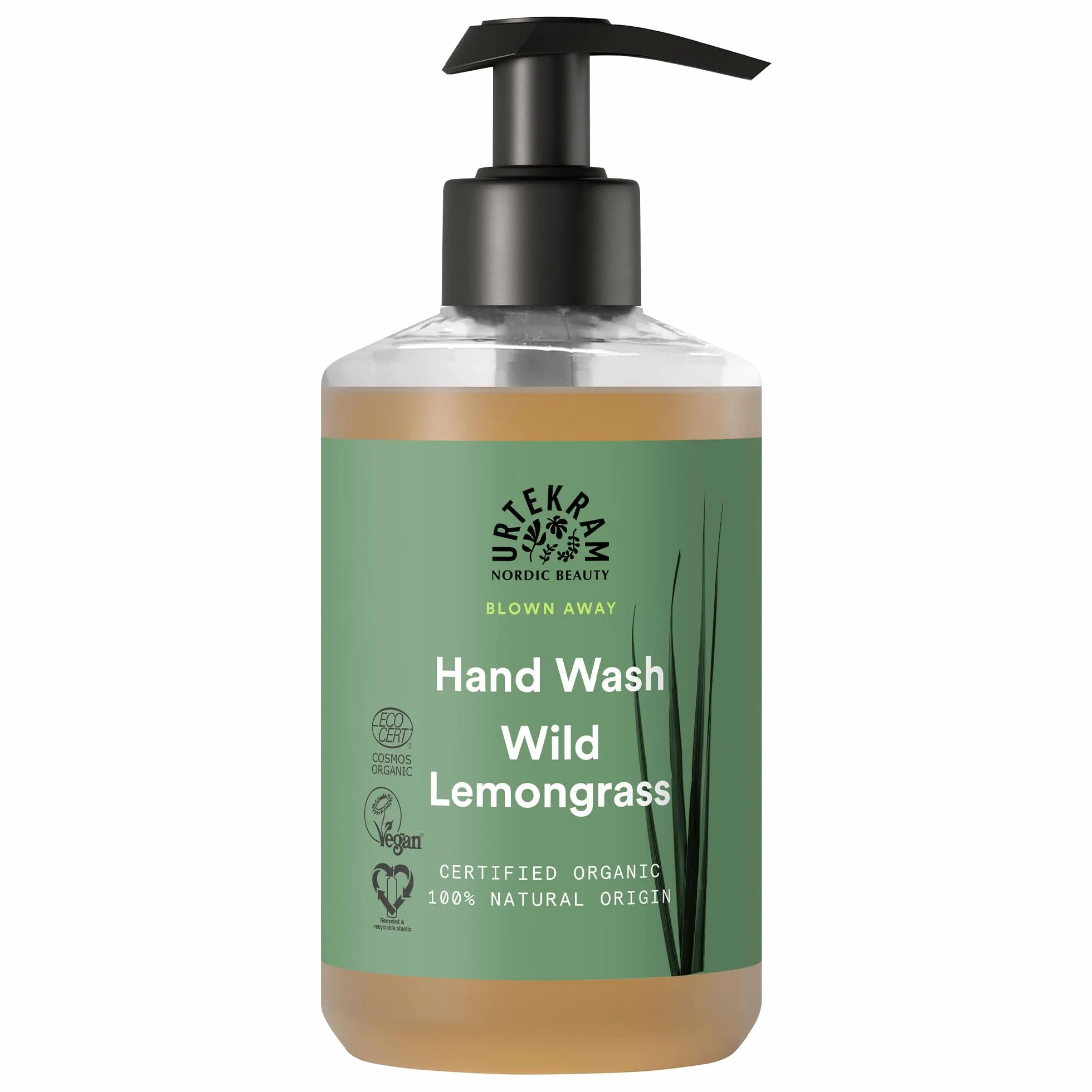 Urtekram Blown Away Wild Lemongrass Jabón de Manos 300 ml Ecológico
