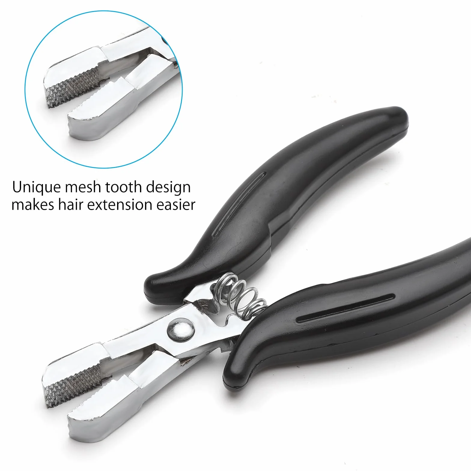 Alicates para extensiones y quitar rastas, removedor de cinta adhesiva