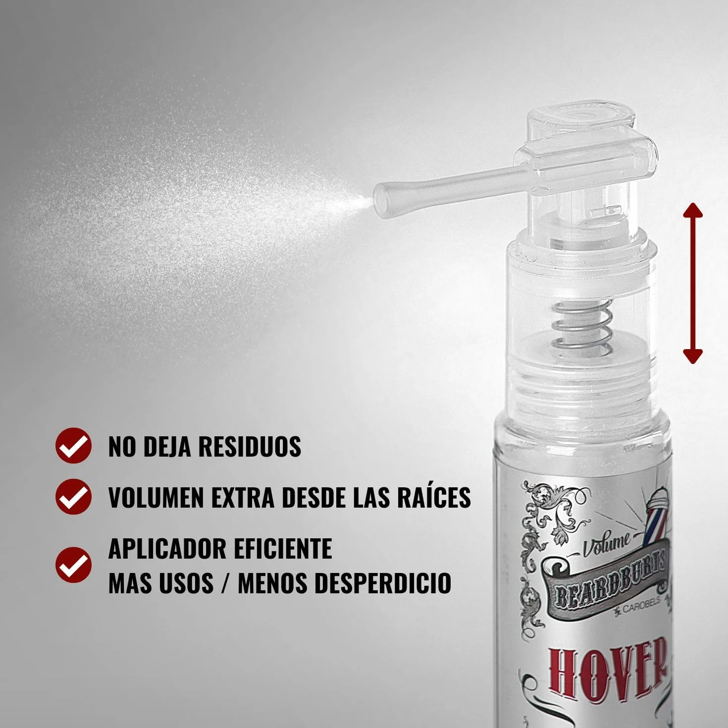 Beardburys Hover Polvo Texturizante para Hombres, Acabado Mate, Volumen, Fijación Flexible, 12 g