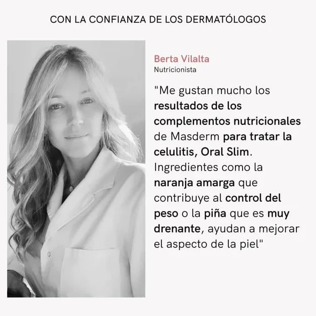 MASDERM 90 Cápsulas Anticelulitis con Té Verde, Complemento Alimenticio Natural, Control de Peso, Reductor y Reafirmante