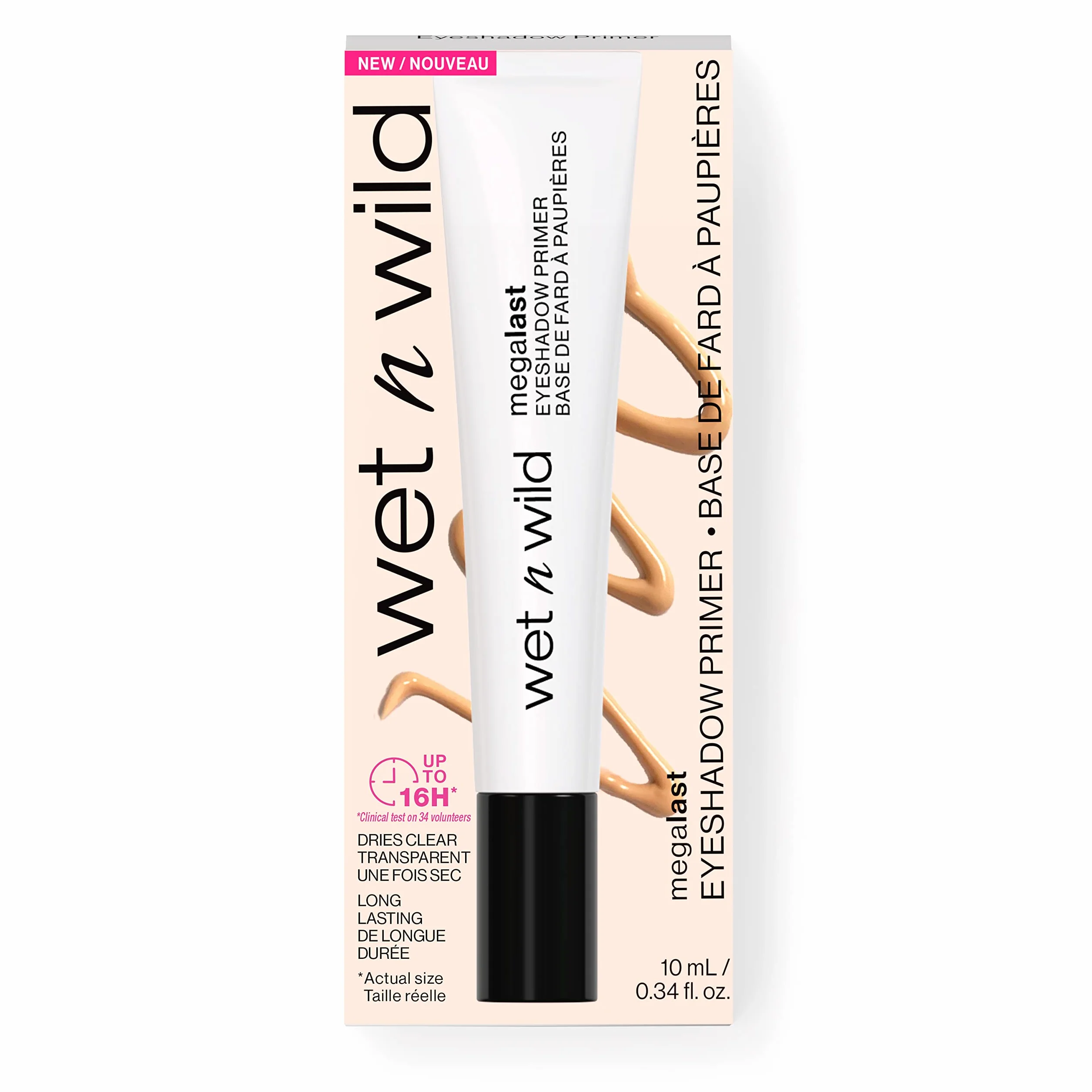 Wet n Wild Megalast Lock n' Shine Dual-Ended Lip Color Clear Gloss Dark Wisteria