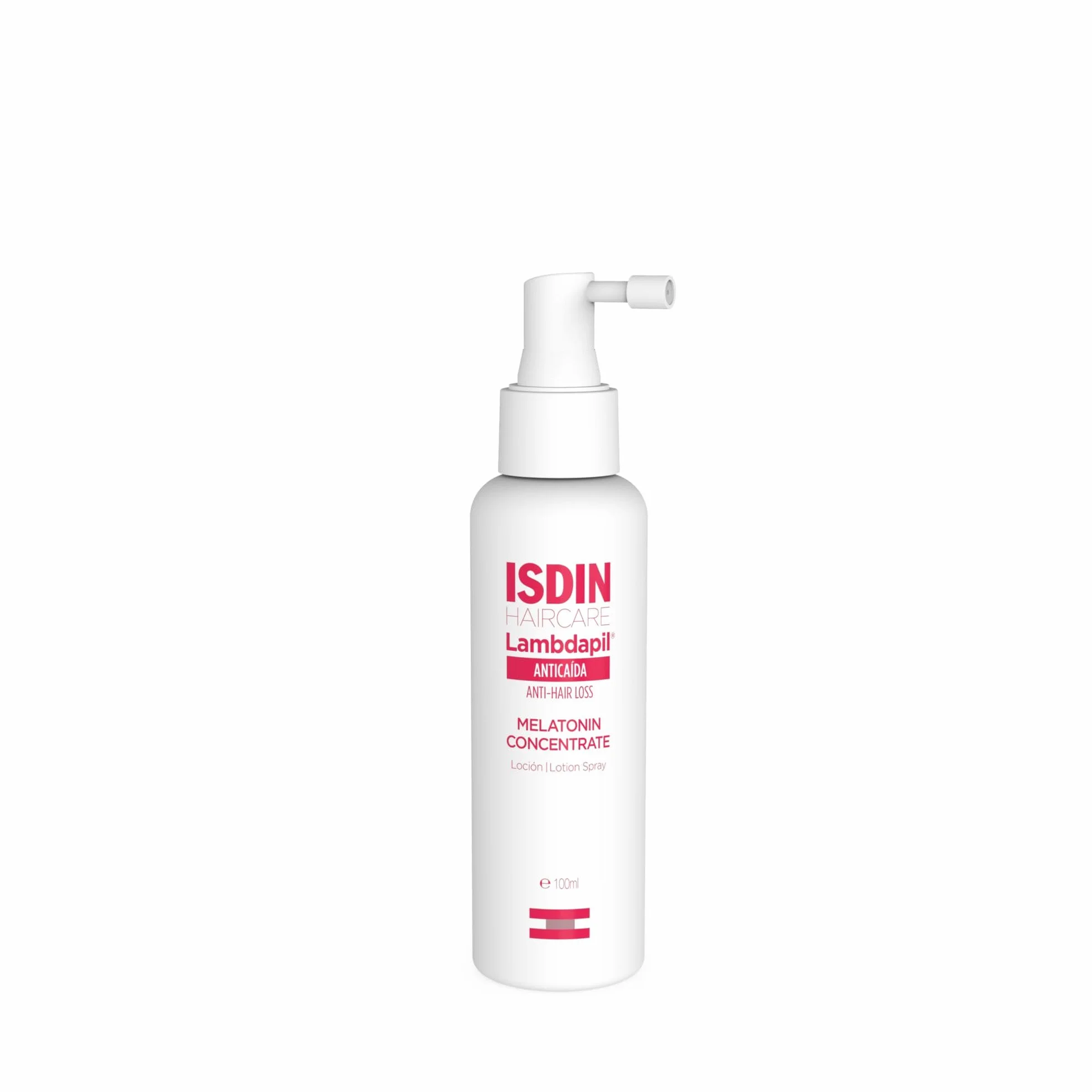 ISDIN HAIRCARE ANTICAÍDA LambdapilAnticaída Loción, Loción Anticaída Que Ayuda A Reforzar El Cabello Y Reducir Su Caída, Mejora El Volumen, Con Melatonina, Biotina y Adenosina - 100 ml