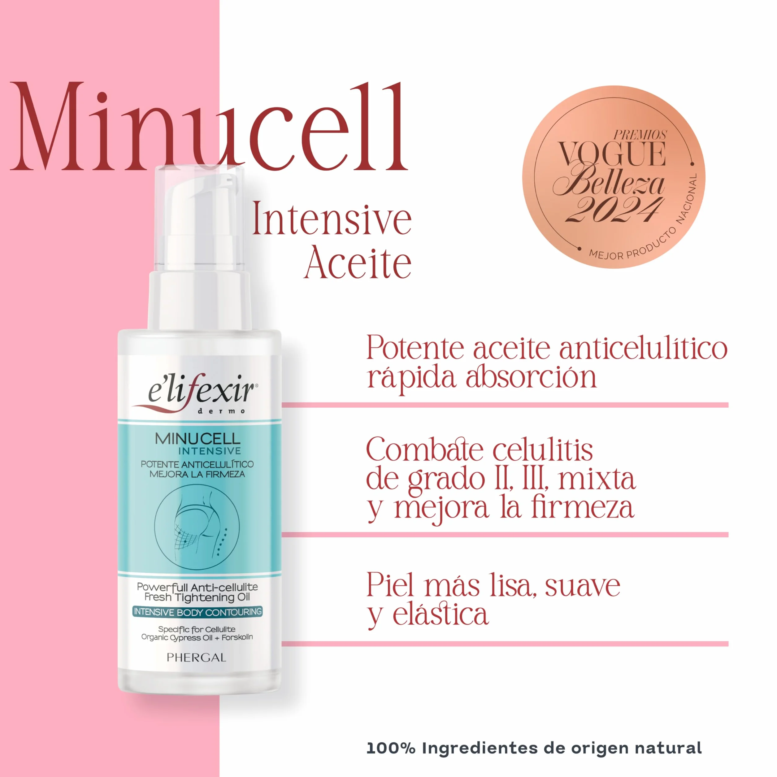 Elifexir Aceite Minucell Intensive Anticelulítico 100 ml