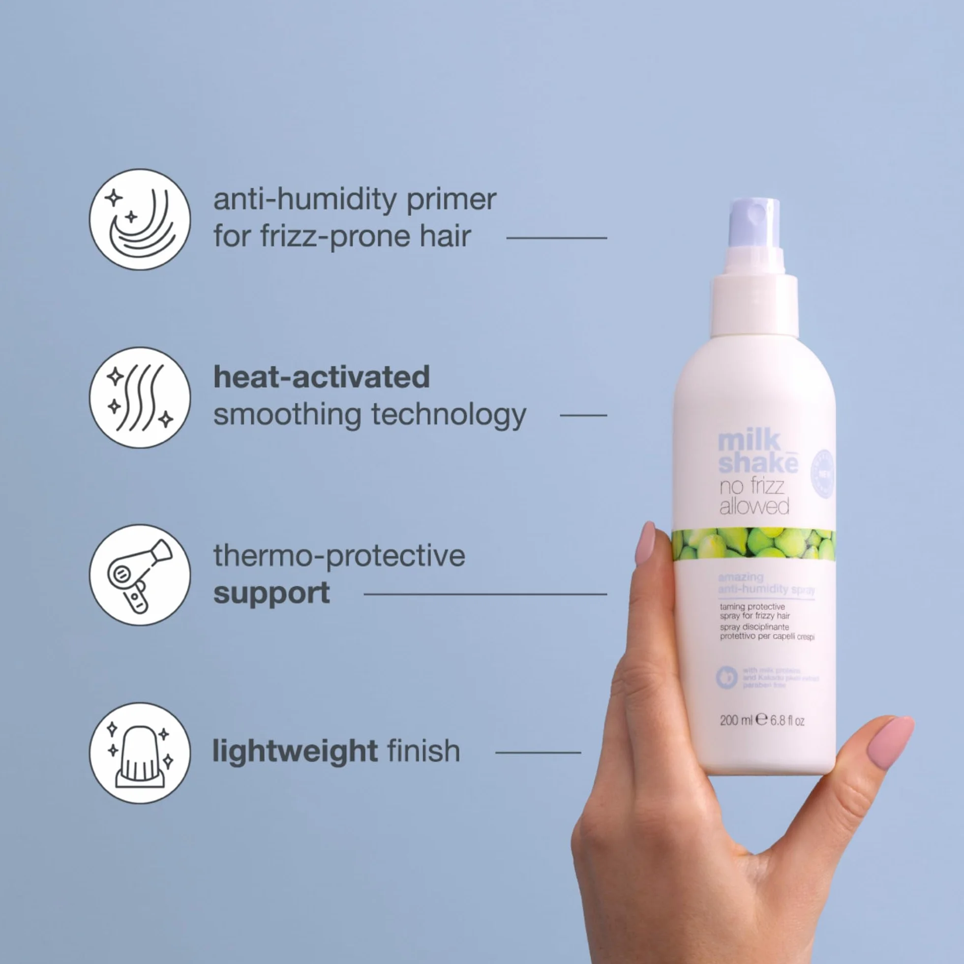 milk_shake No Frizz Allowed Anti-Humidity Spray 200 ml Hair Protectant