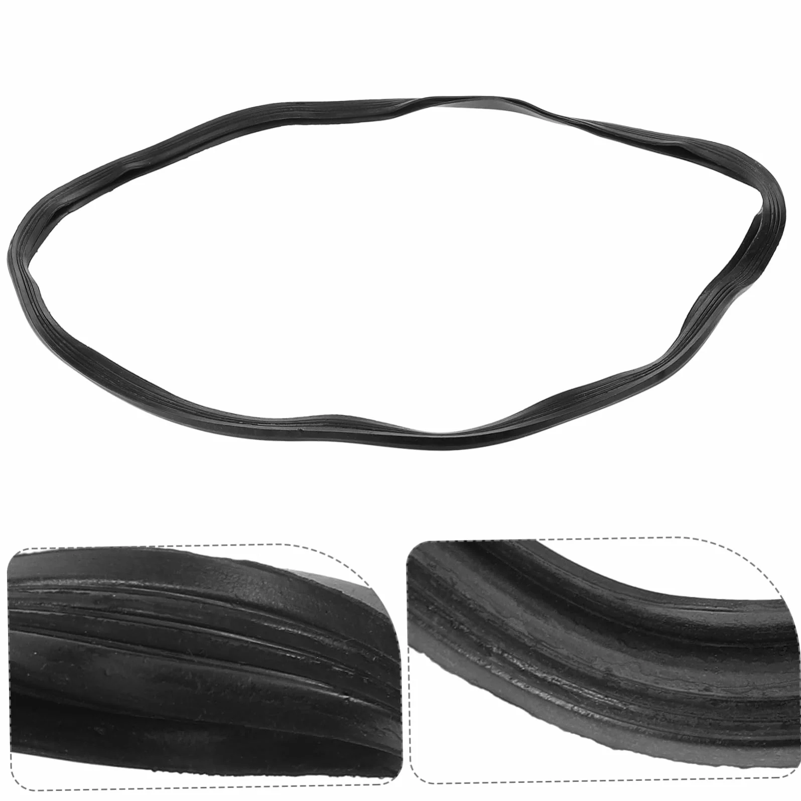 Anillo Base de Goma Protector para Silla de Peluquería Accesorio de Barbería