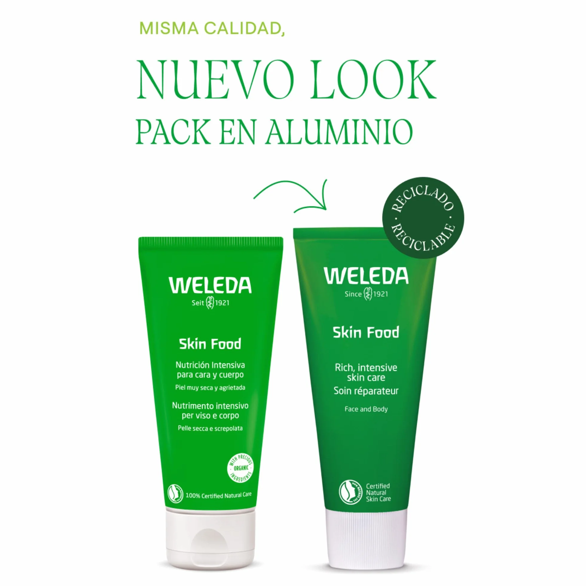 Weleda Skin Food Original Crema Reparadora 75 ml para Piel Muy Seca y Agrietada