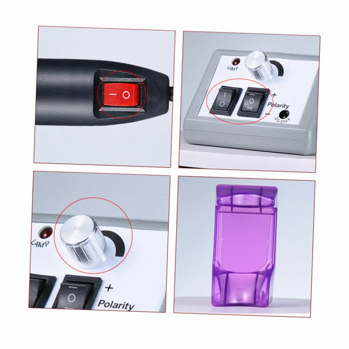 Taladro Eléctrico para Uñas 20000 Rpm, Kit de Manicura | 6 Puntas Estándar, Plástico y Metal, Agarre Cómodo, Uso Profesional y Doméstico