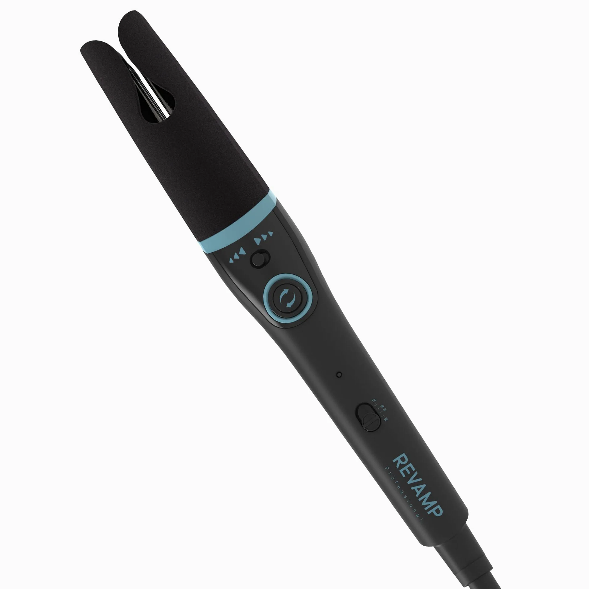 REVAMP PROGLOSS AUTO WAVE and CURL Rizar el cabello con placas móviles en sentido horario y antihorario Suelta el cabello brillante y ondulado