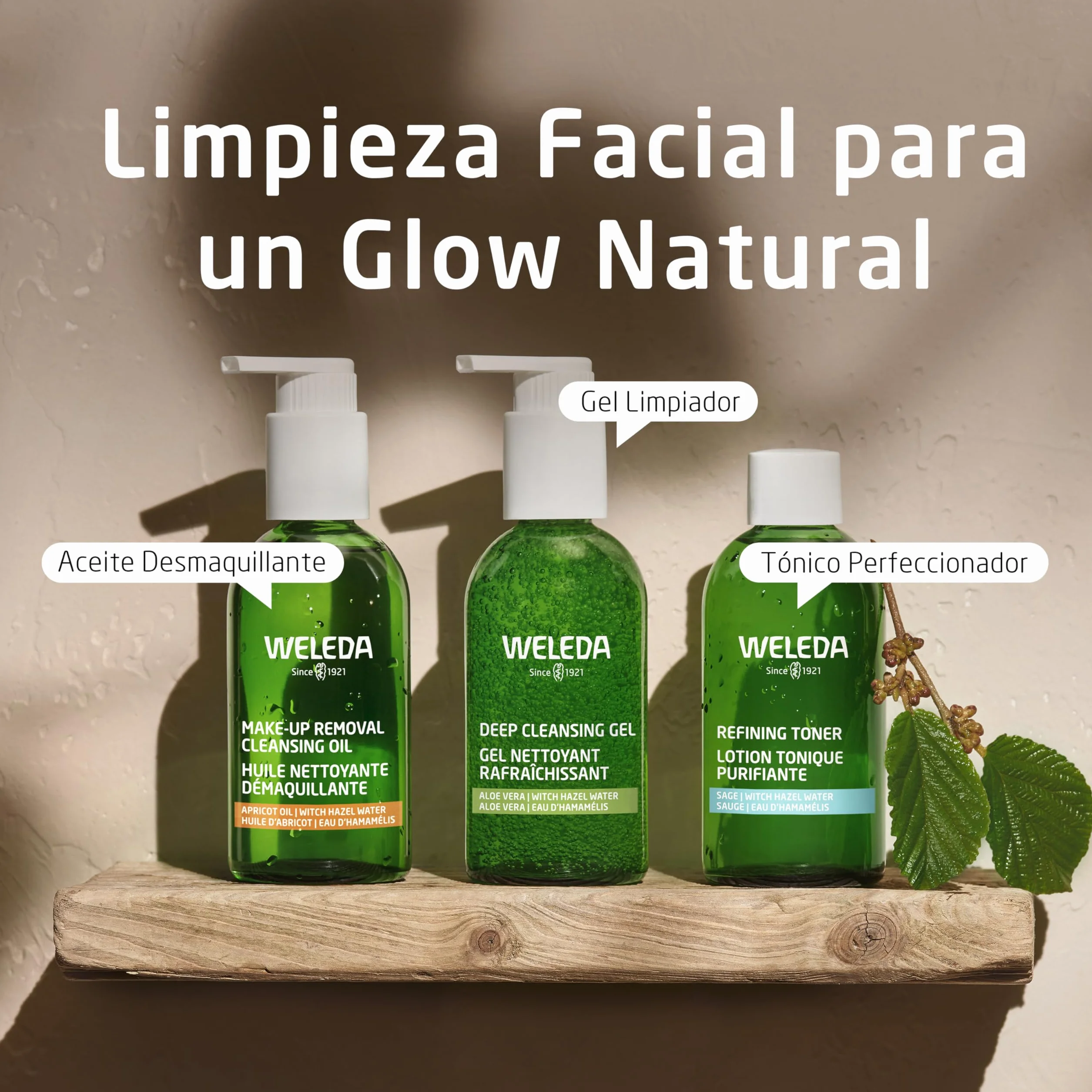 Weleda Aceite Limpiador Desmaquillante 150 ml para Rostro y Ojos