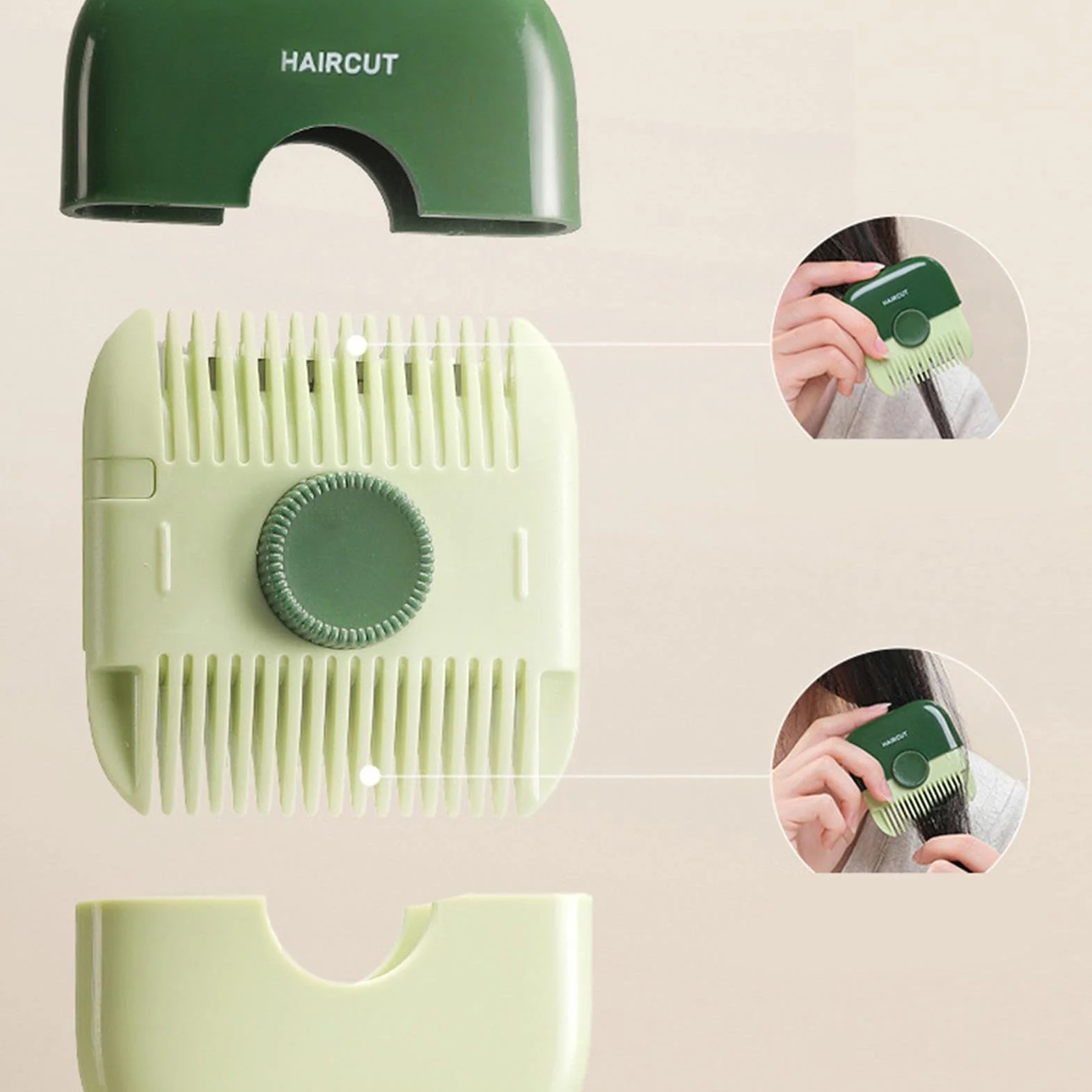 Maquinilla de afeitar de doble filo para adelgazar el cabello - Herramienta de corte de pelo