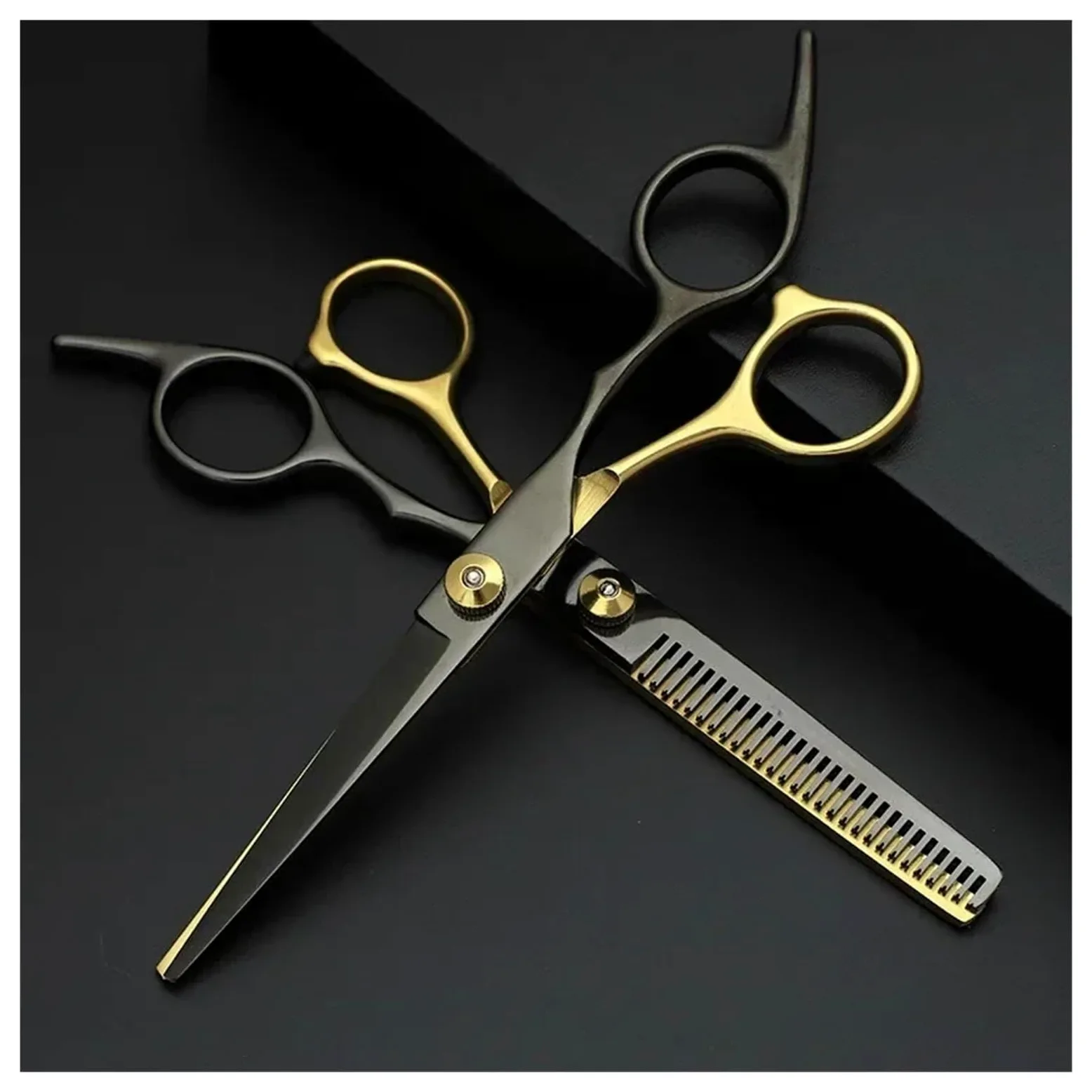 Tijeras Peluqueria Tijeras de peluquero profesionales, tijeras entresacar for peluquería/salón casa, peluquería(Color 9)
