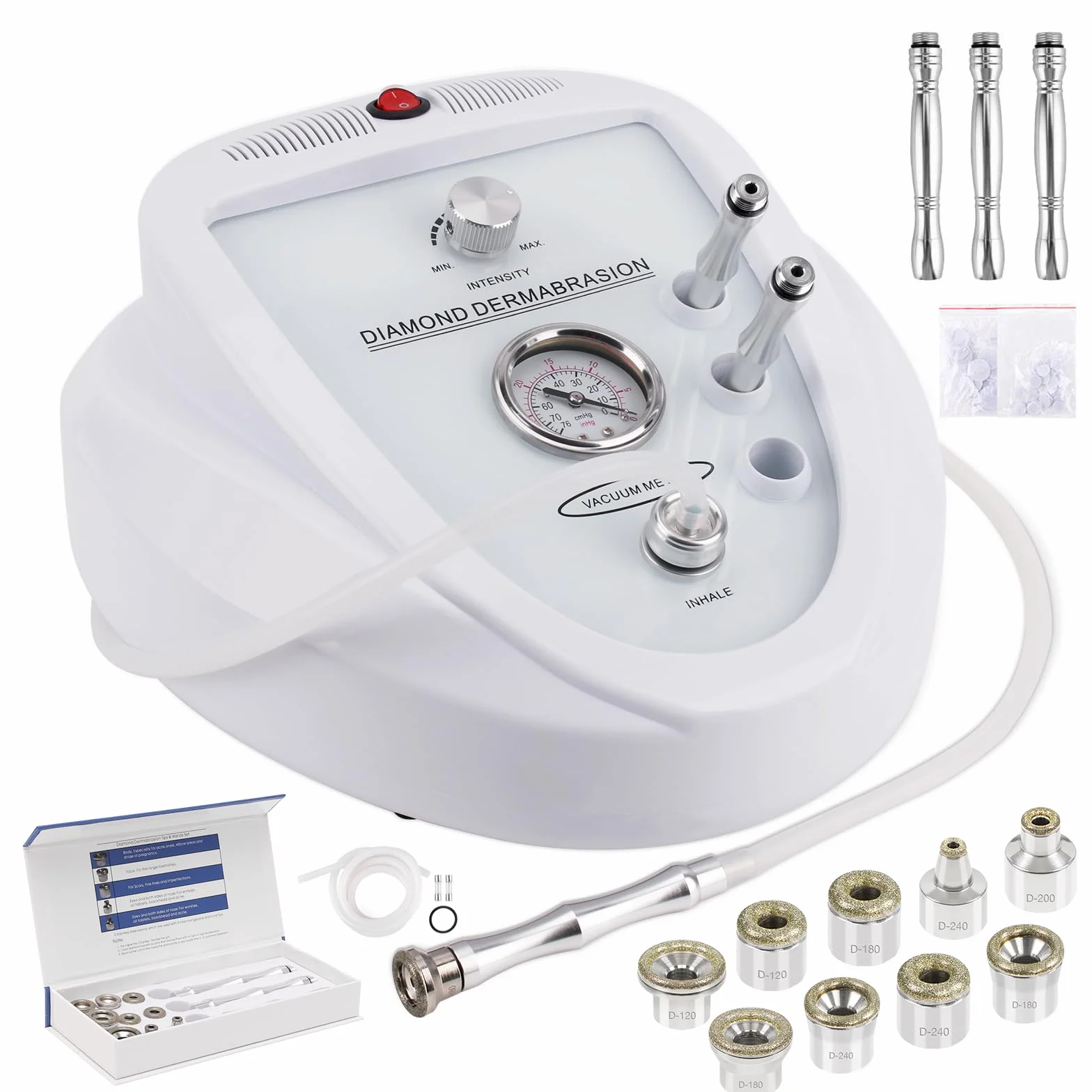 Dispositivo profesional de dermoabrasión 45W 65-68cmHg facial diamante