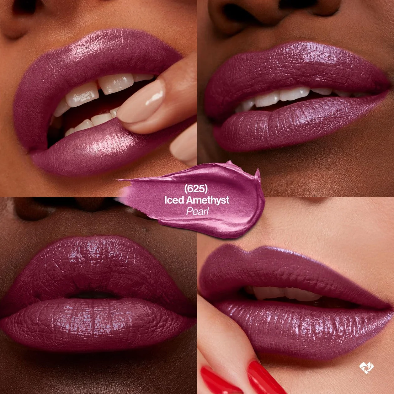 REVLON Super Lustrous Lipstick Barra Labios Cremosa Tono 625 Iced Amethyst 4,2g