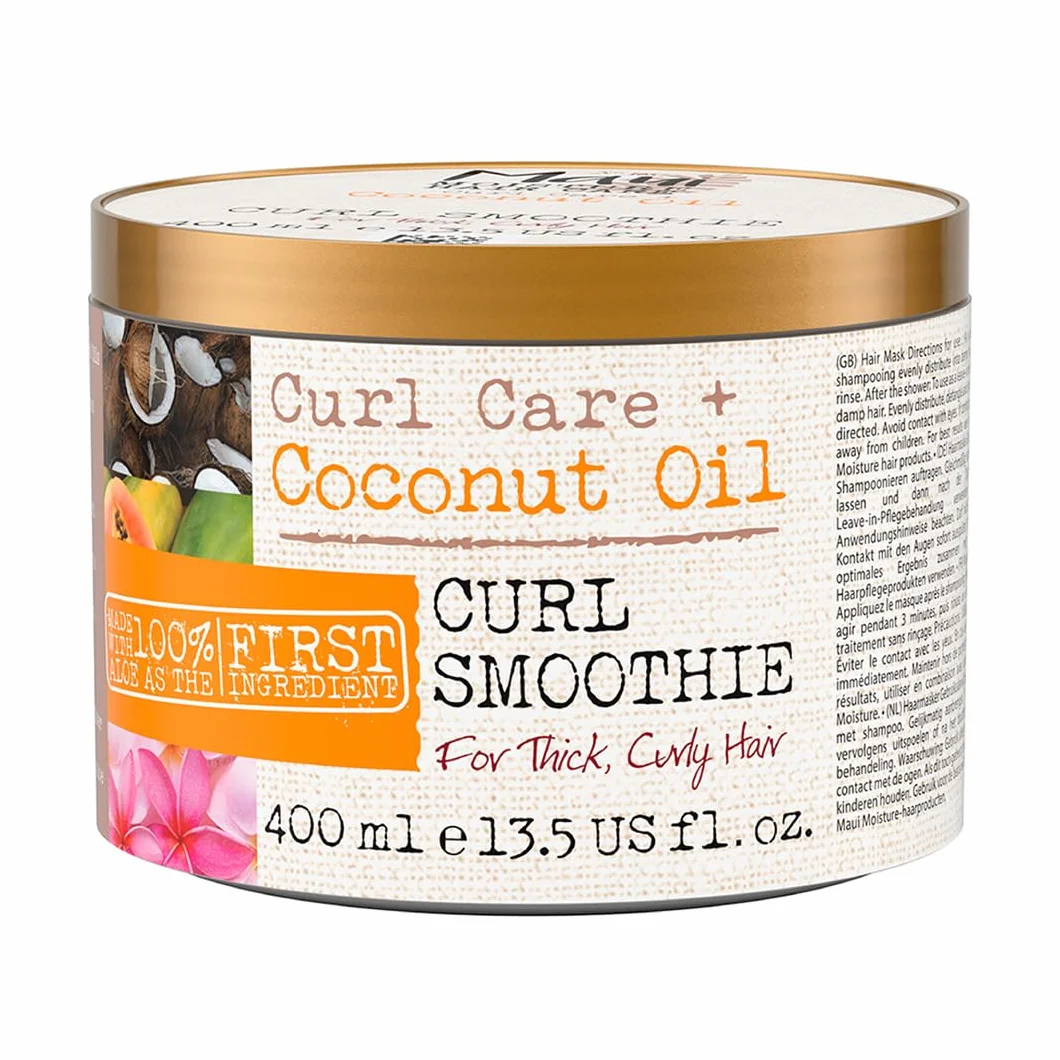 Maui Moisture Mascarilla capilar pelo ondulado rizos hidrata define aceite coco 400ml