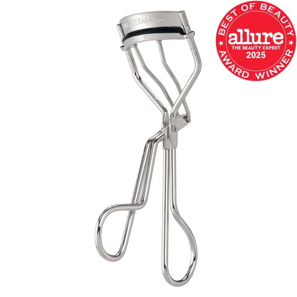 TWEEZERMAN Classic Rizador de Pestañas Acero Inoxidable 3 Almohadillas de Repuesto