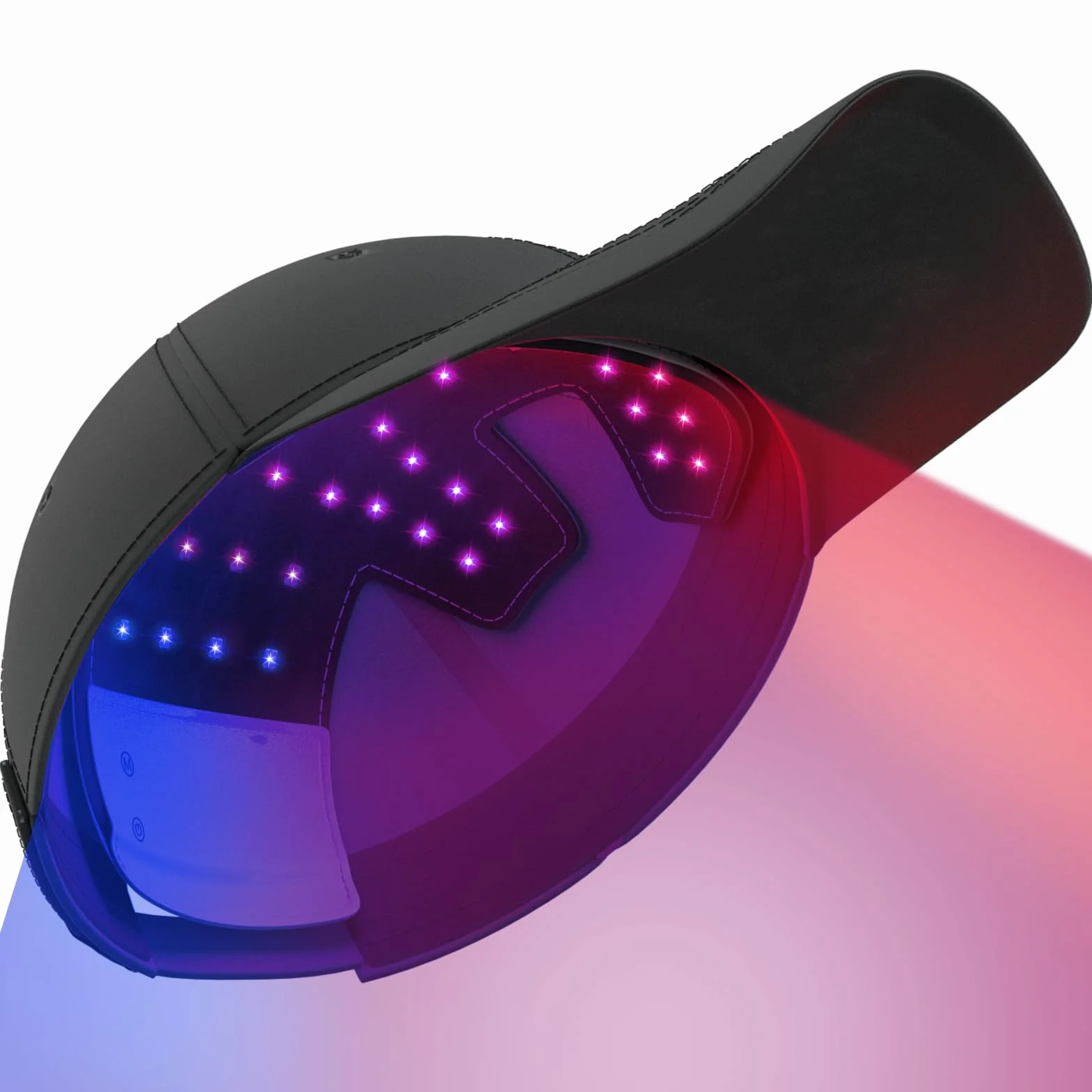 iKeener Gorro de Luz Roja para Crecimiento del Pelo, Casco Recargable 3 Longitudes de Onda con Panel Desmontable