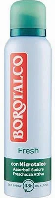 Juego 12 Talco Desodorante Spray Active Fresh ml 150 Cuidado e higiene del cuerpo