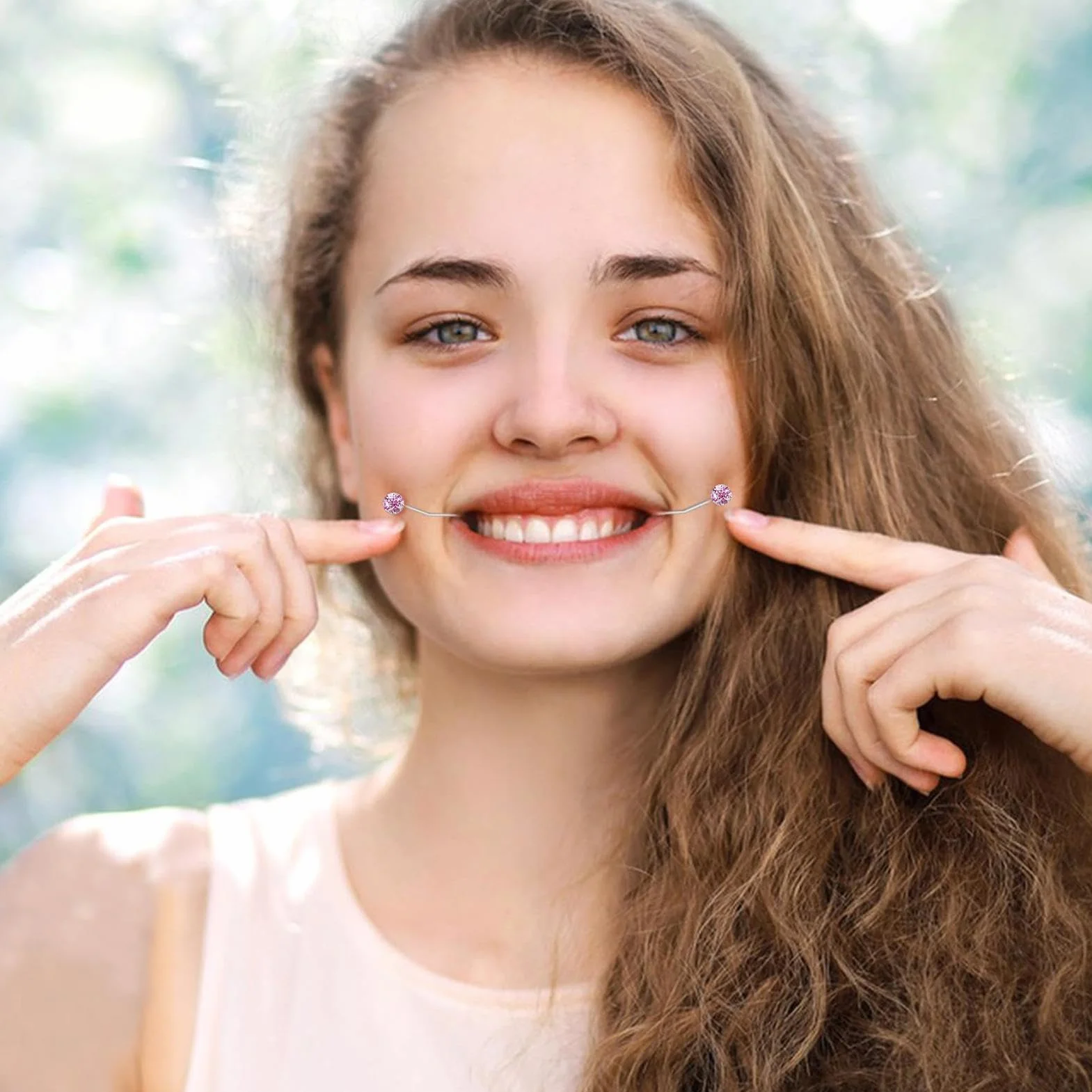 Máquina para hacer hoyuelos para mejillas, herramienta para hacer hoyuelos faciales, herramientas para el cuidado de la piel, herramientas de acero inoxidable, herramientas para el cuidado de la piel