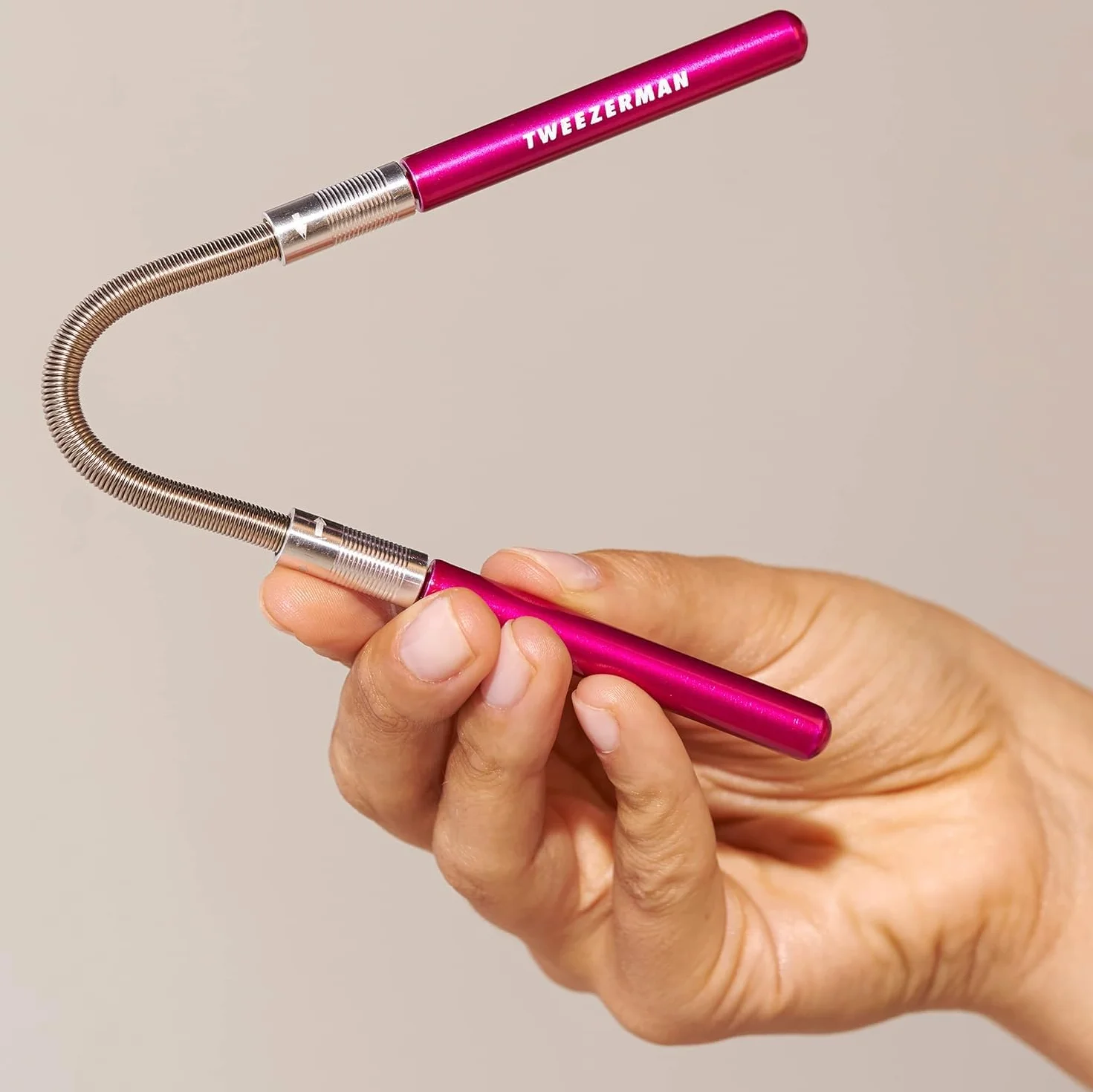 TWEEZERMAN Depiladora facial (depilación ligera, depilación, depiladora smooth finish), rosa