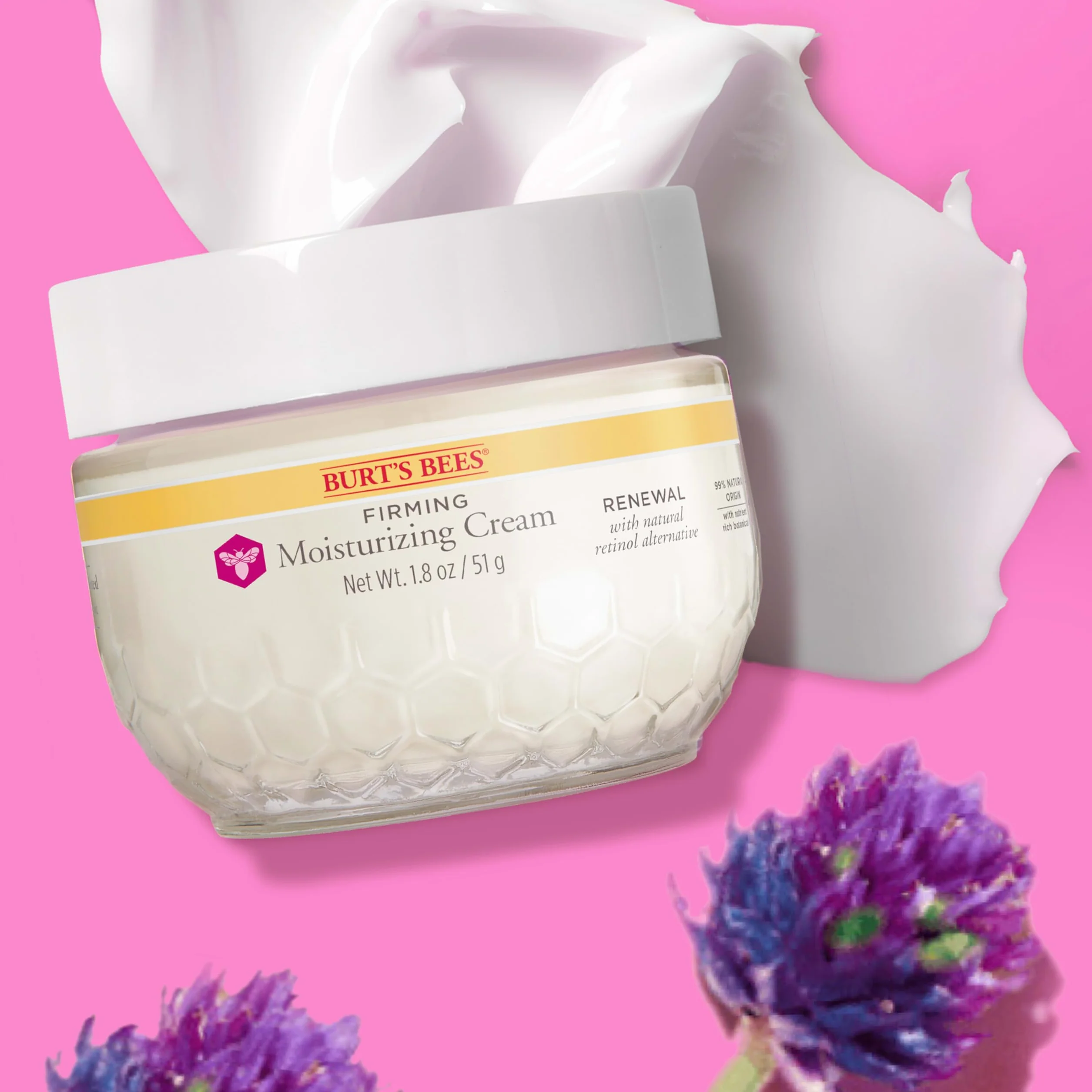 Burts Bees, Crema nocturna facial - 54 ml.