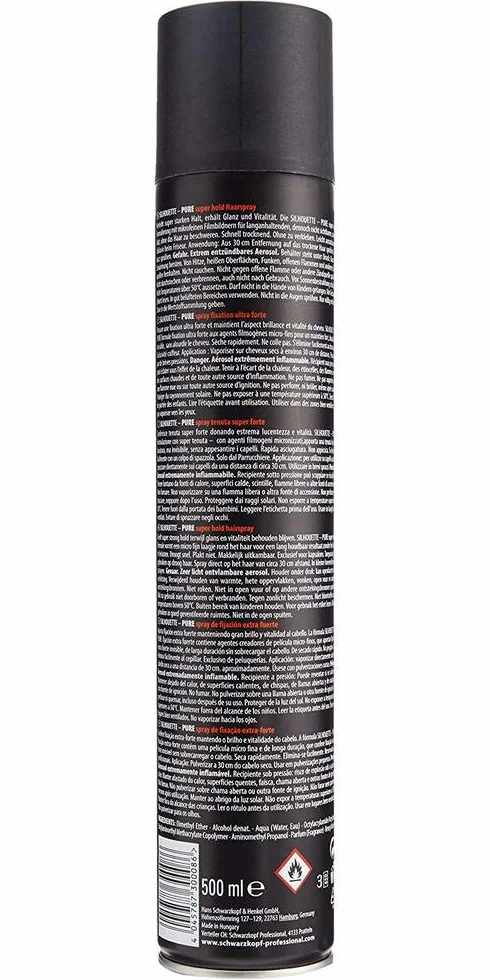 Schwarzkopf Professional Silhouette Lacaen Spray Extra Fuerte 500 ml